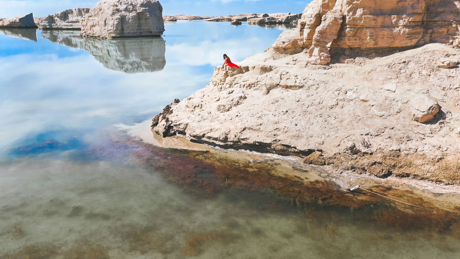 MTYH 喵糖映画 Vol.372 海边红裙 - 4