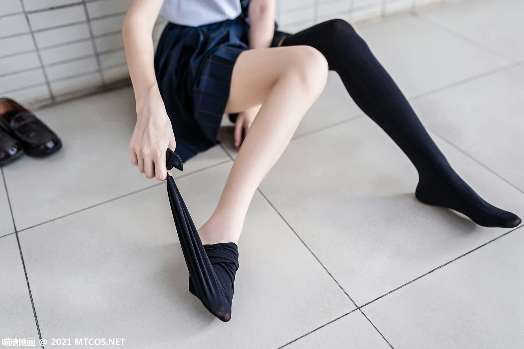 MTYH 喵糖映画 Vol.376 纤纤细腿jk制服 - 3