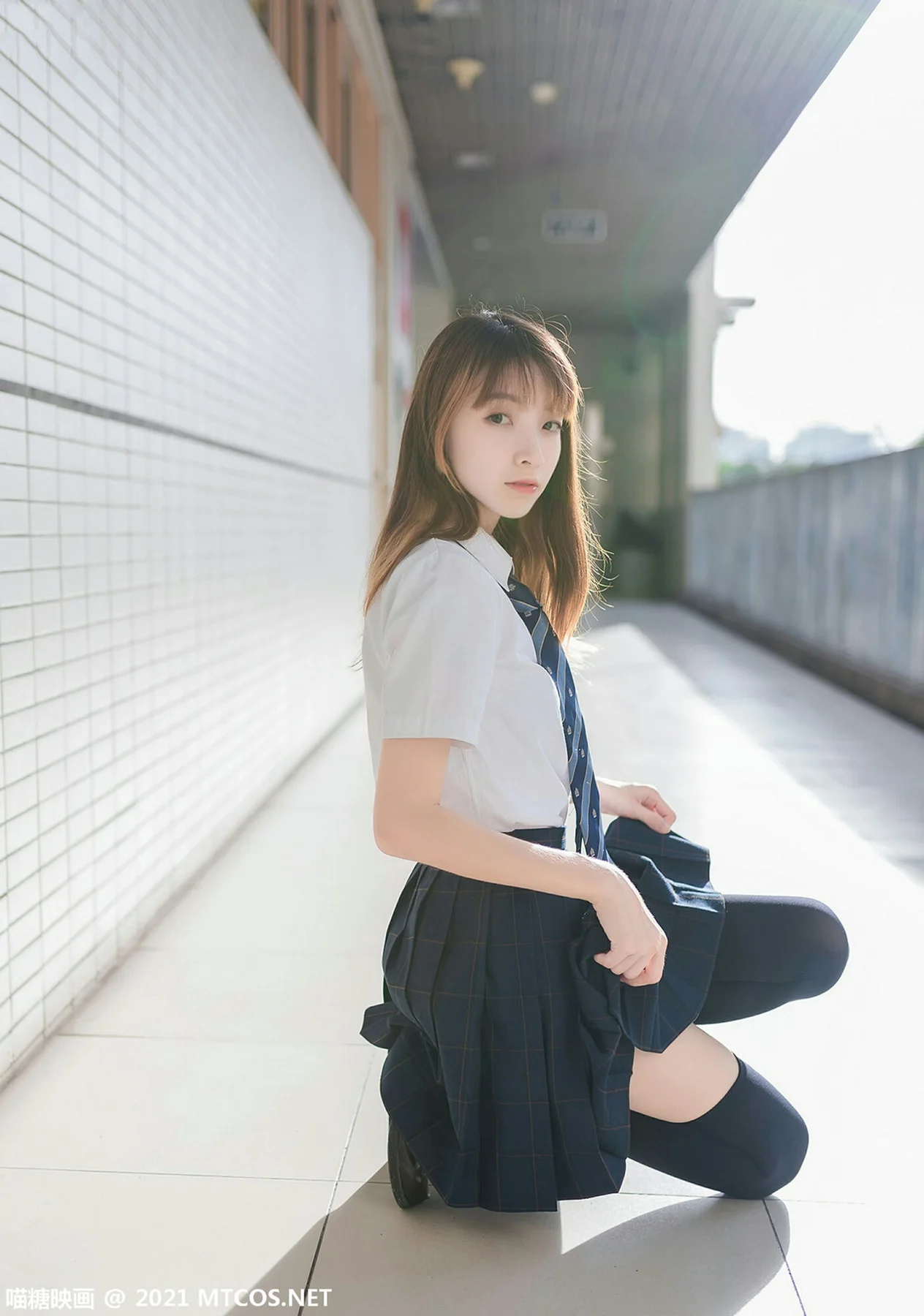 MTYH 喵糖映画 Vol.376 纤纤细腿jk制服 - 5