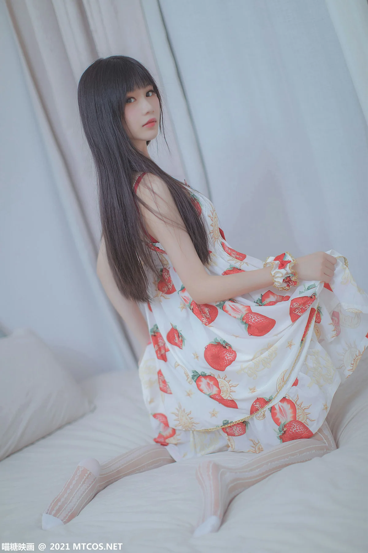 MTYH 喵糖映画 Vol.407 草莓小裙子 - 1