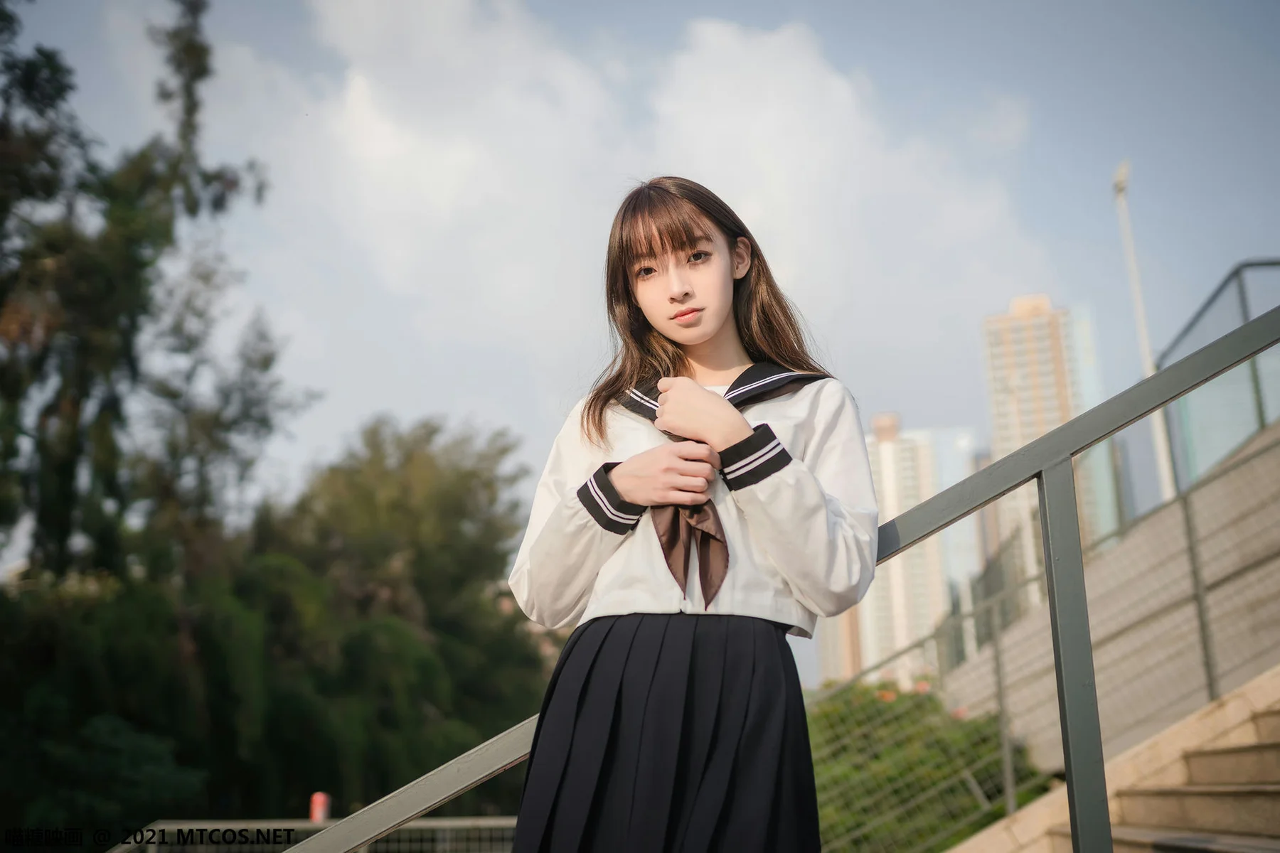 MTYH 喵糖映画 Vol.409 黄昏下的jk - 1