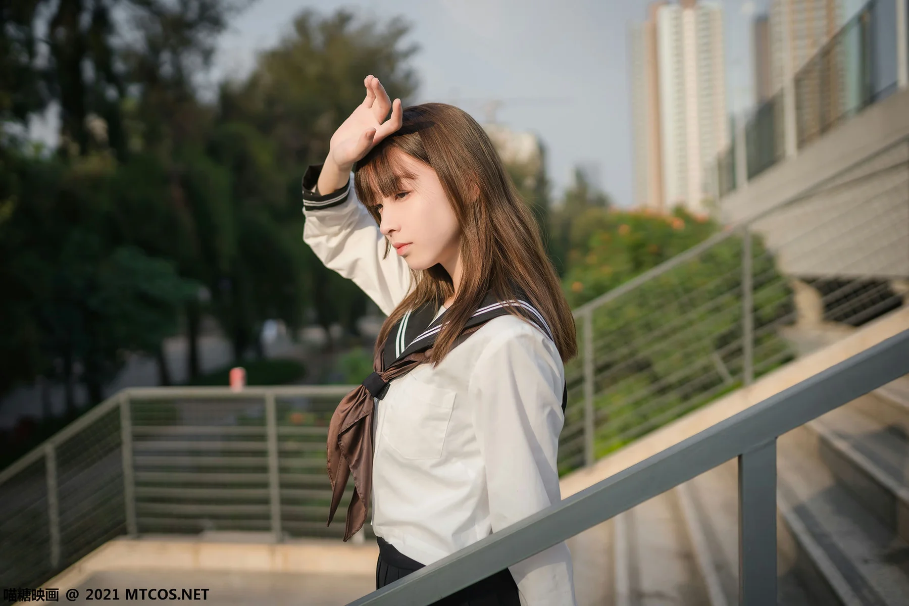 MTYH 喵糖映画 Vol.409 黄昏下的jk - 3