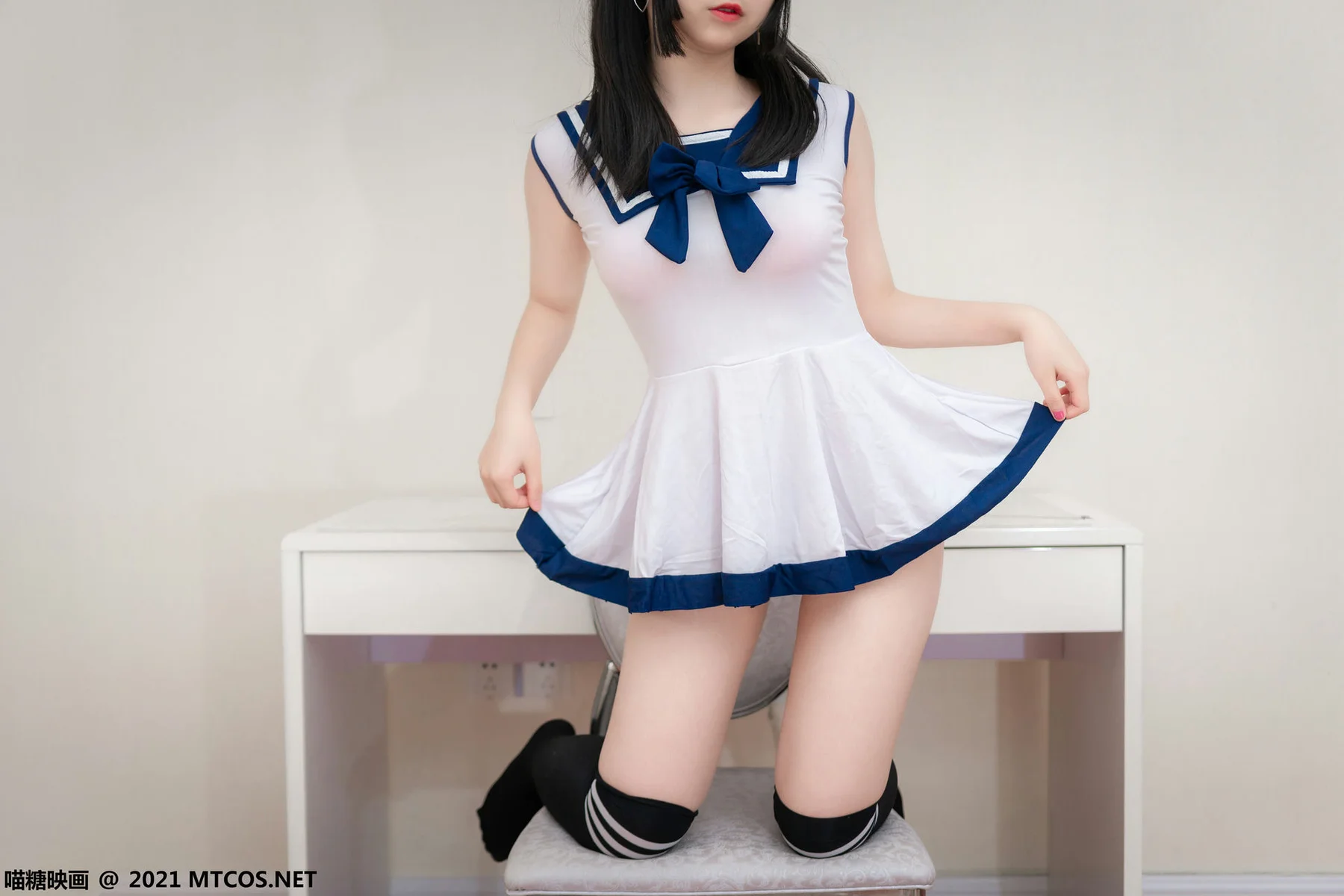 MTYH 喵糖映画 Vol.418 居家水手裙 - 6