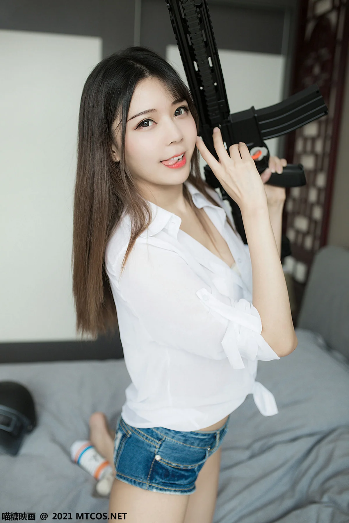 MTYH 喵糖映画 Vol.421 吃鸡少女 - 1