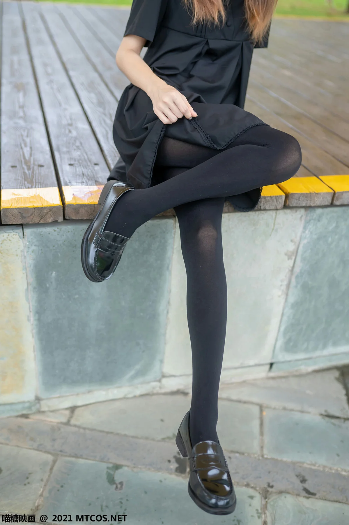 MTYH 喵糖映画 Vol.423 黑裙黑袜 - 6