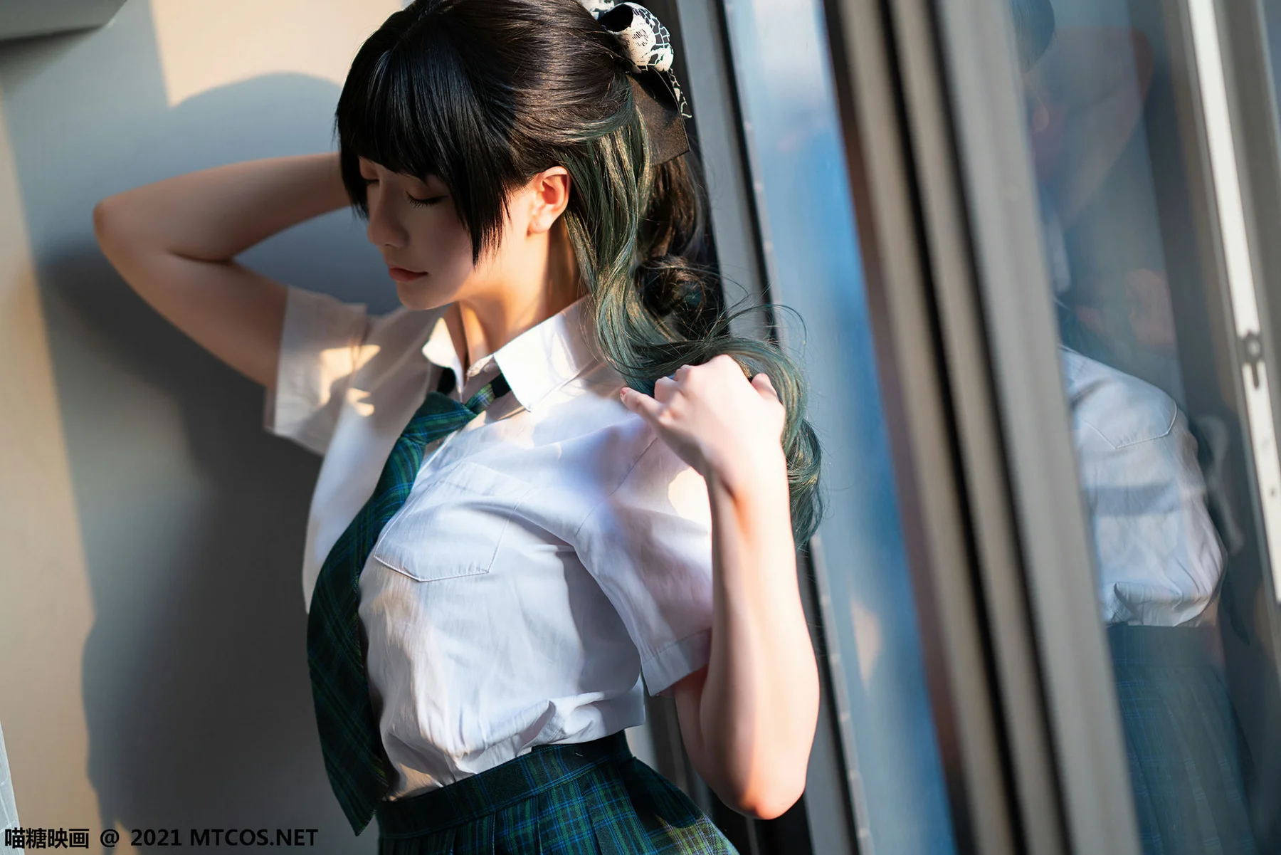 MTYH 喵糖映画 Vol.435 绿色jk - 3