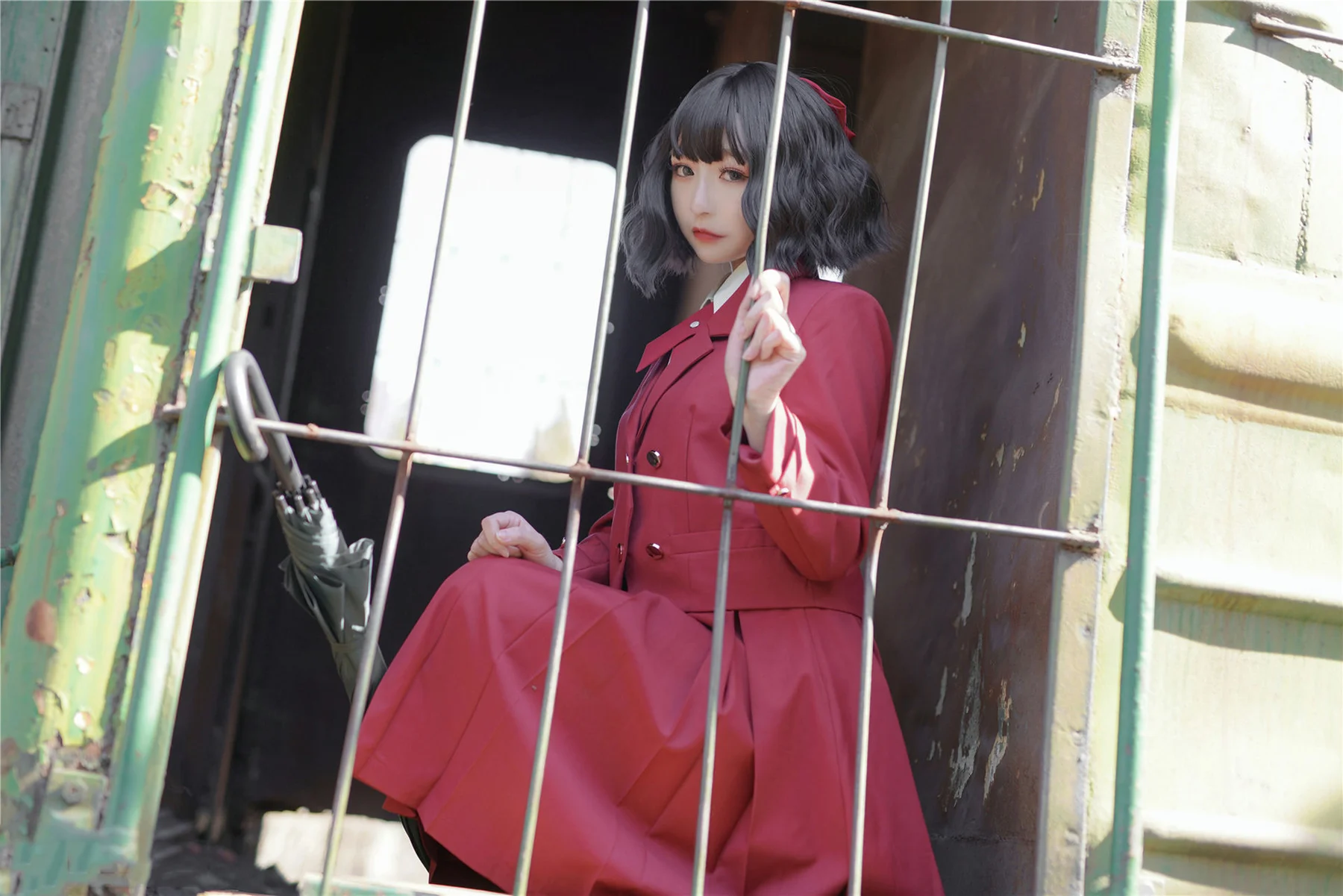 MTYH 喵糖映画 Vol.444 红色jk裙 - 9