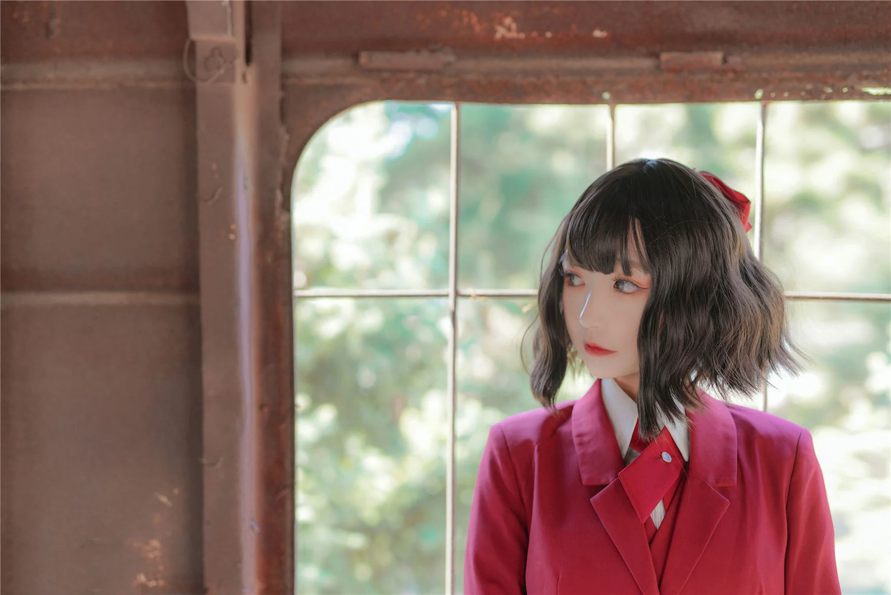 MTYH 喵糖映画 Vol.444 红色jk裙 - 3