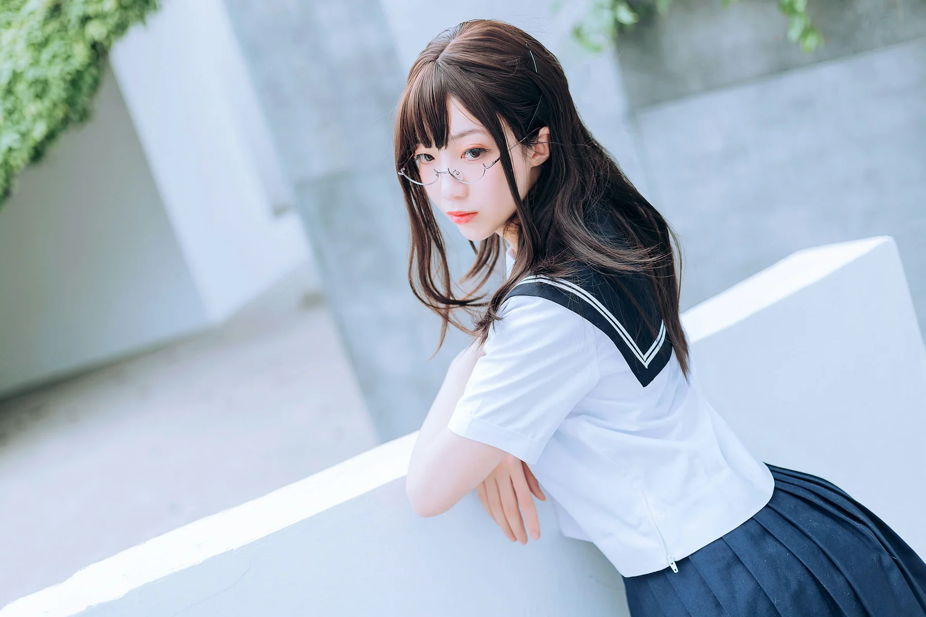 MTYH 喵糖映画 Vol.446 绿意jk制服 - 3