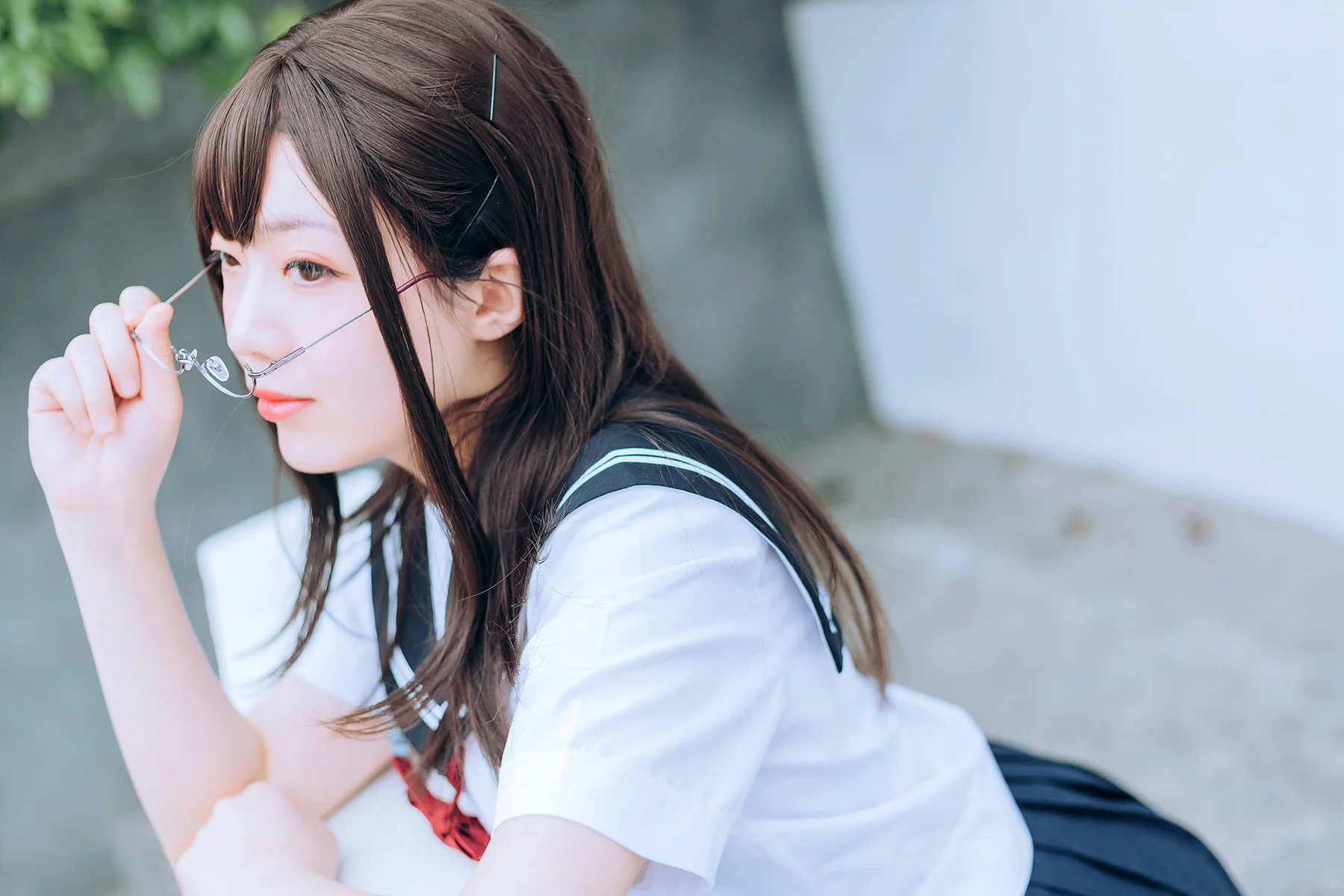 MTYH 喵糖映画 Vol.446 绿意jk制服 - 9