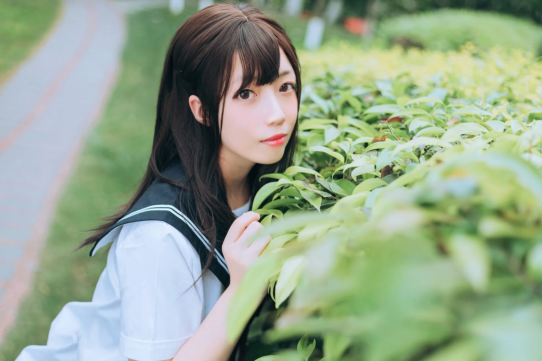 MTYH 喵糖映画 Vol.446 绿意jk制服 - 7