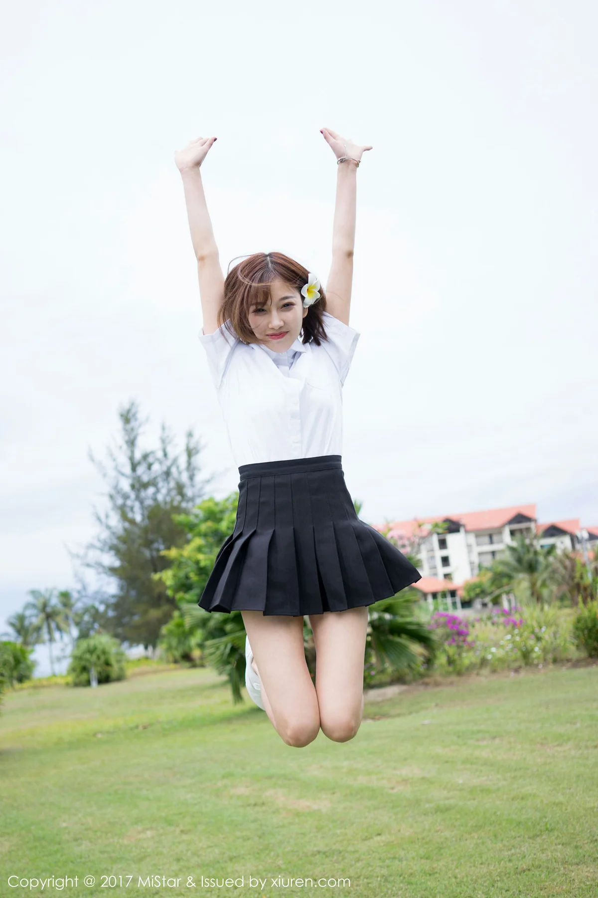 MiStar 魅妍社 Vol.159 Modo 杨晨晨sugar 学生制服短发美女 - 4