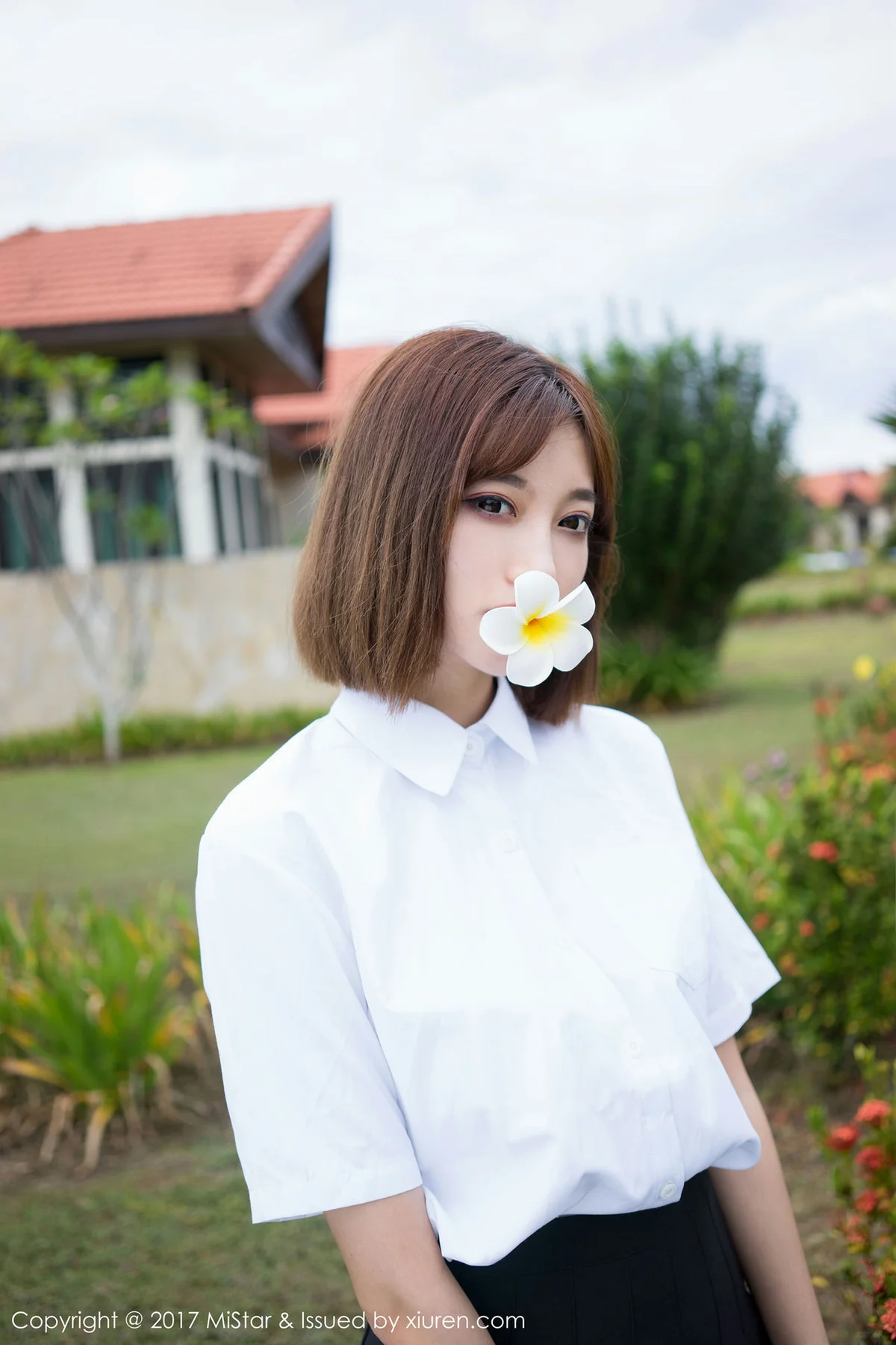 MiStar 魅妍社 Vol.159 Modo 杨晨晨sugar 学生制服短发美女 - 5