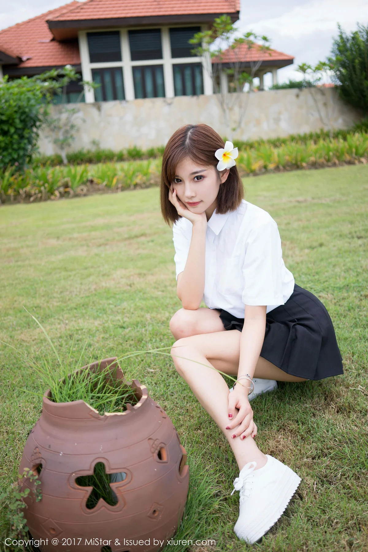 MiStar 魅妍社 Vol.159 Modo 杨晨晨sugar 学生制服短发美女 - 6