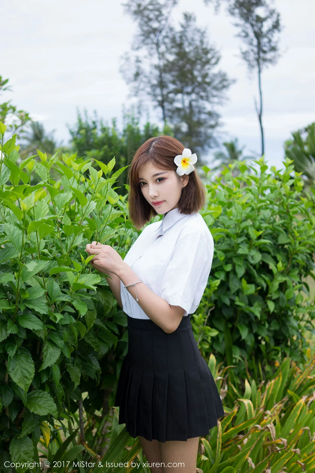 MiStar 魅妍社 Vol.159 Modo 杨晨晨sugar 学生制服短发美女 - 8