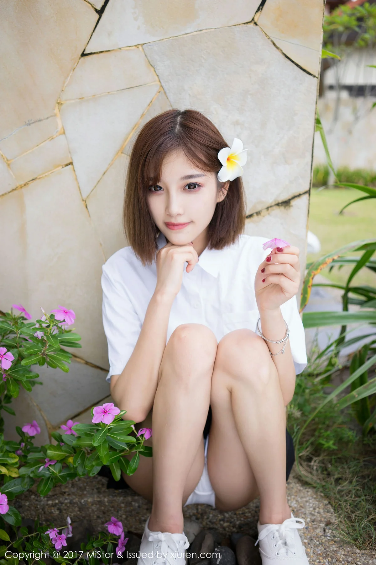 MiStar 魅妍社 Vol.159 Modo 杨晨晨sugar 学生制服短发美女 - 10