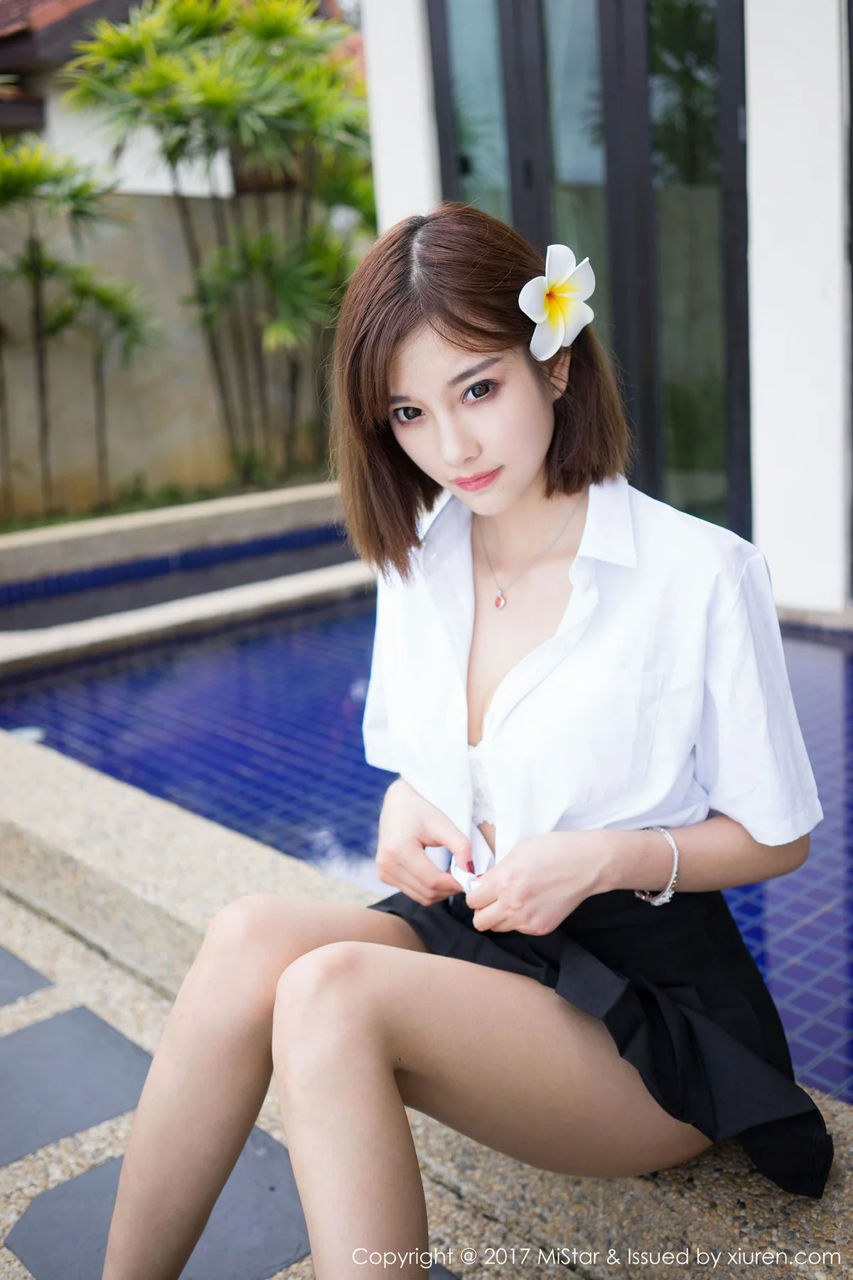 MiStar 魅妍社 Vol.159 Modo 杨晨晨sugar 学生制服短发美女 - 2