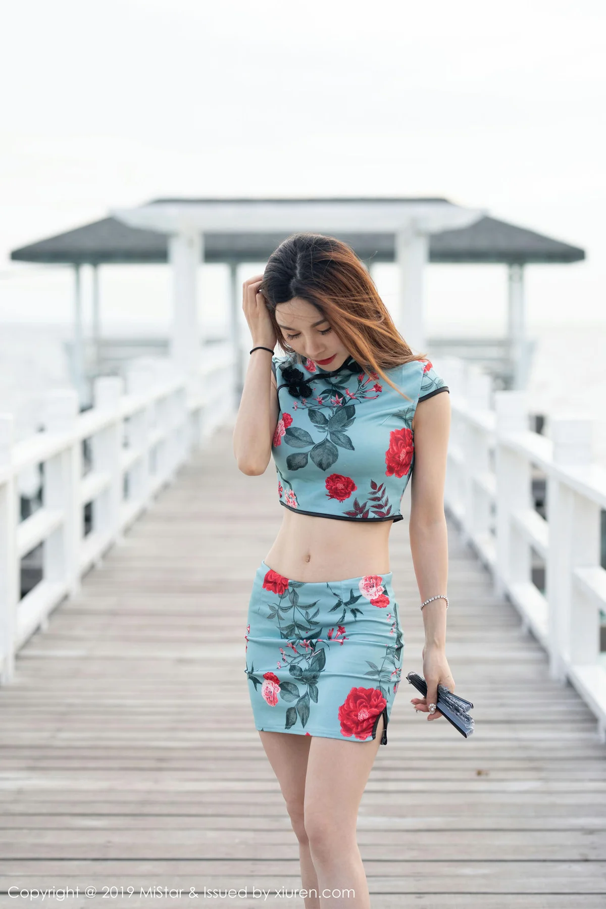 MiStar 魅妍社 Vol.306 沈佳熹仙本那旅拍 韵味旗袍 - 4