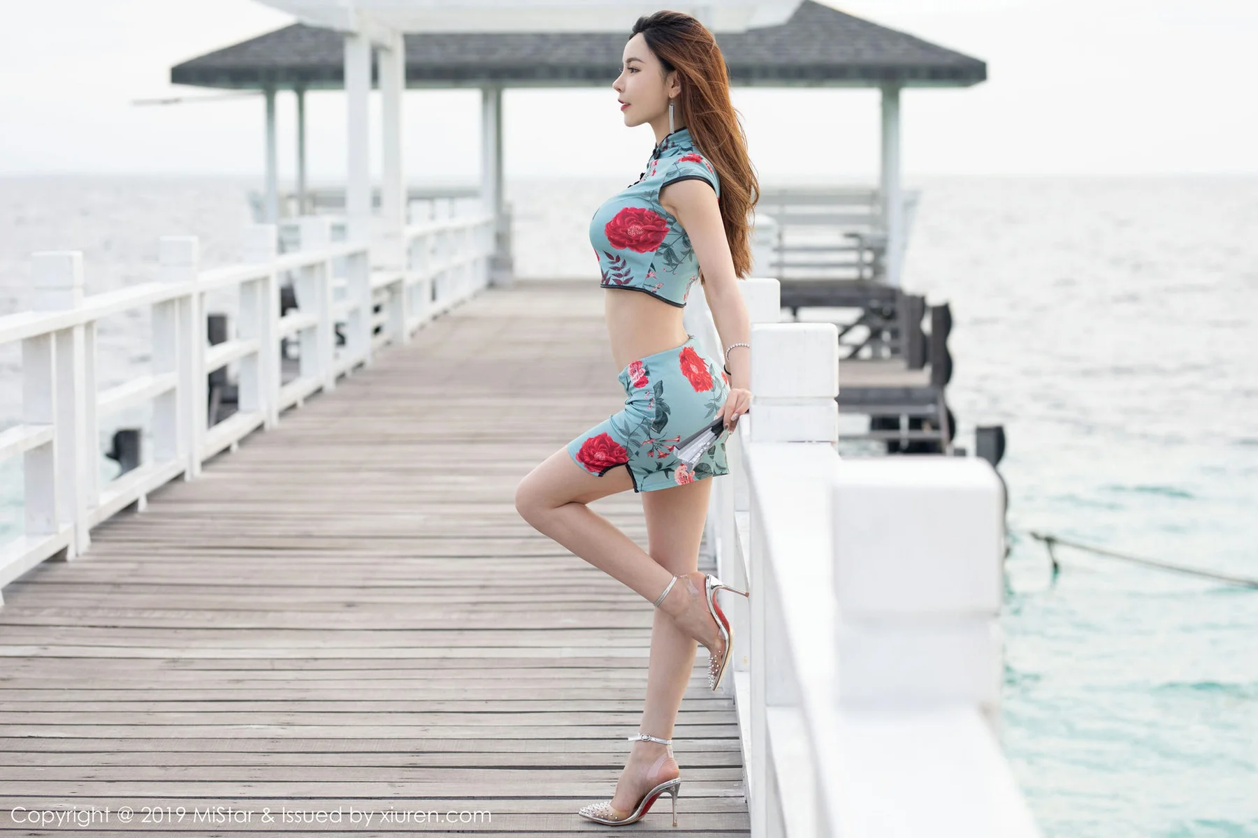 MiStar 魅妍社 Vol.306 沈佳熹仙本那旅拍 韵味旗袍 - 8