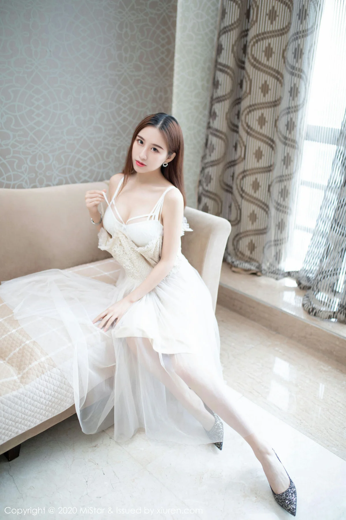 MiStar 魅妍社 Vol.323 薄纱吊裙 月音瞳 性感写真 - 3