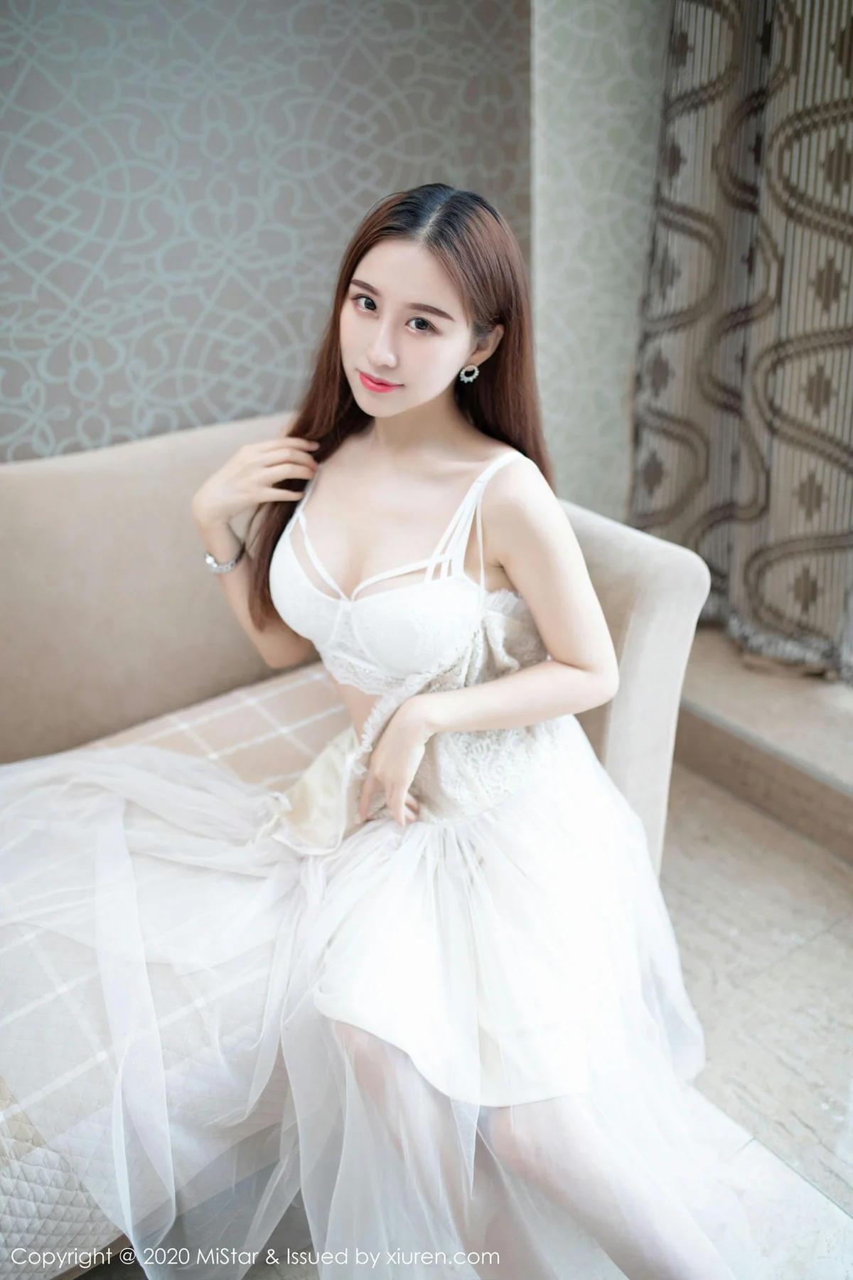 MiStar 魅妍社 Vol.323 薄纱吊裙 月音瞳 性感写真 - 7