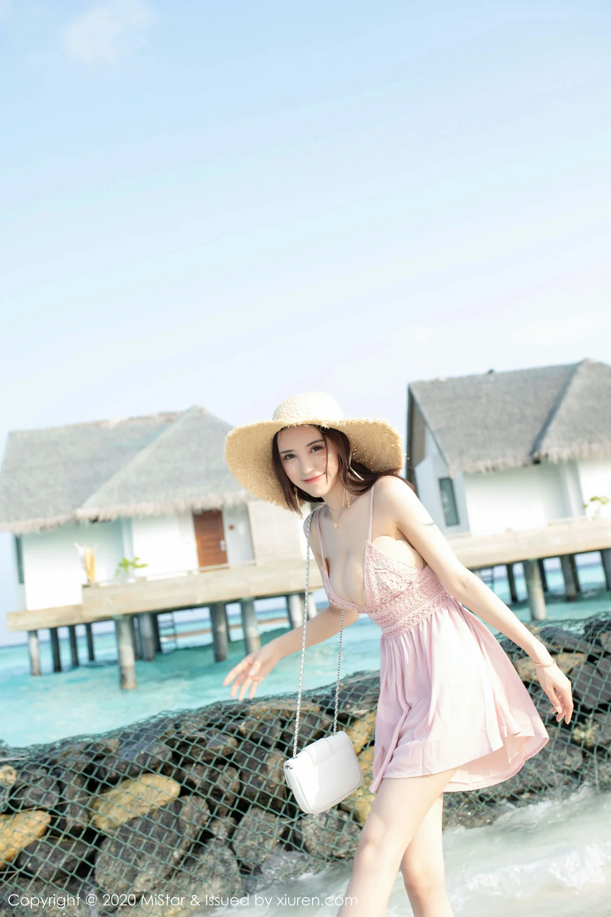 MiStar 魅妍社 Vol.324 比基尼沙滩 陈思琪Art 马尔代夫旅拍写真 - 4