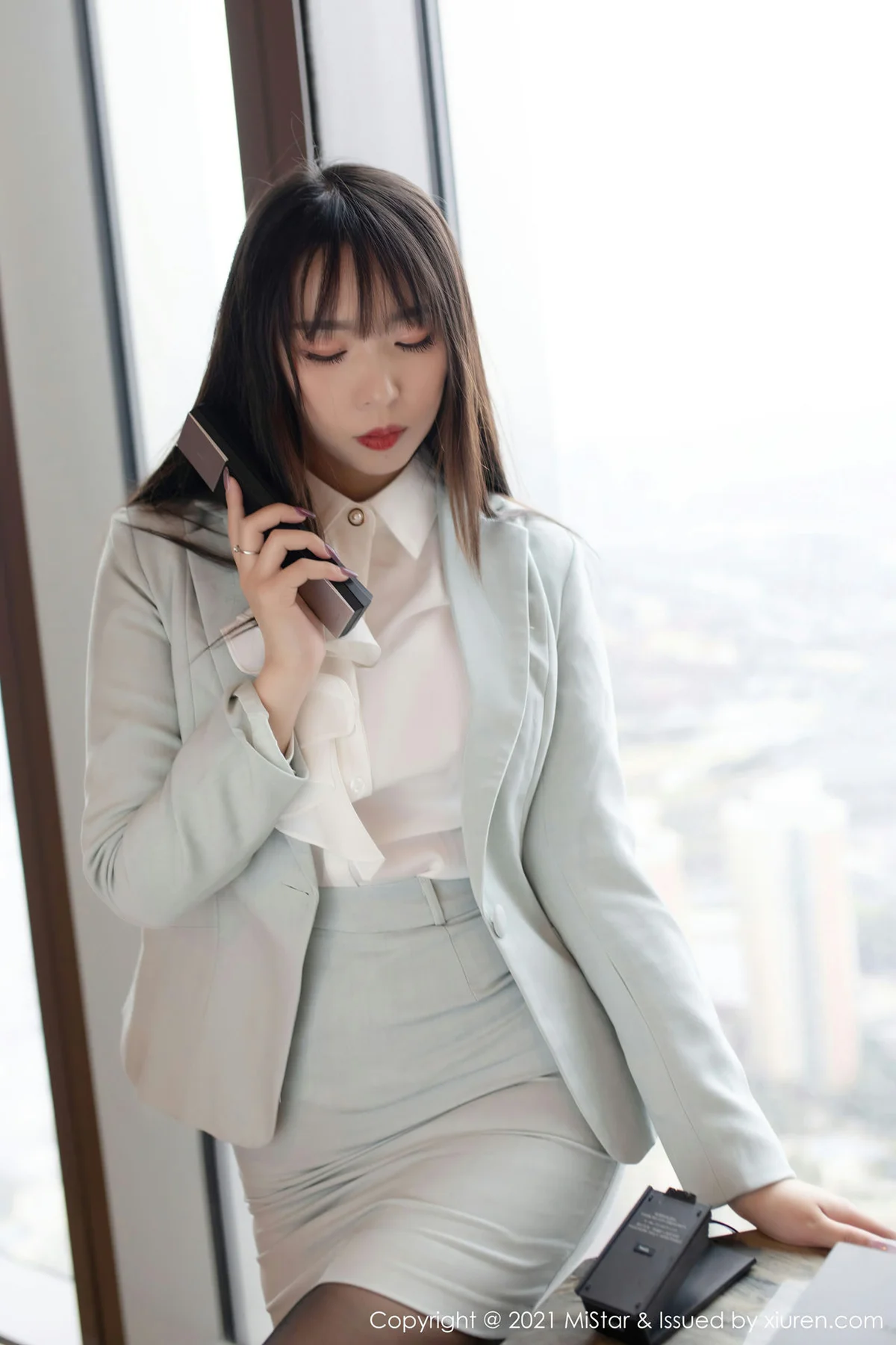 MiStar 魅妍社 Vol.328 性感制服 小波多 - 1