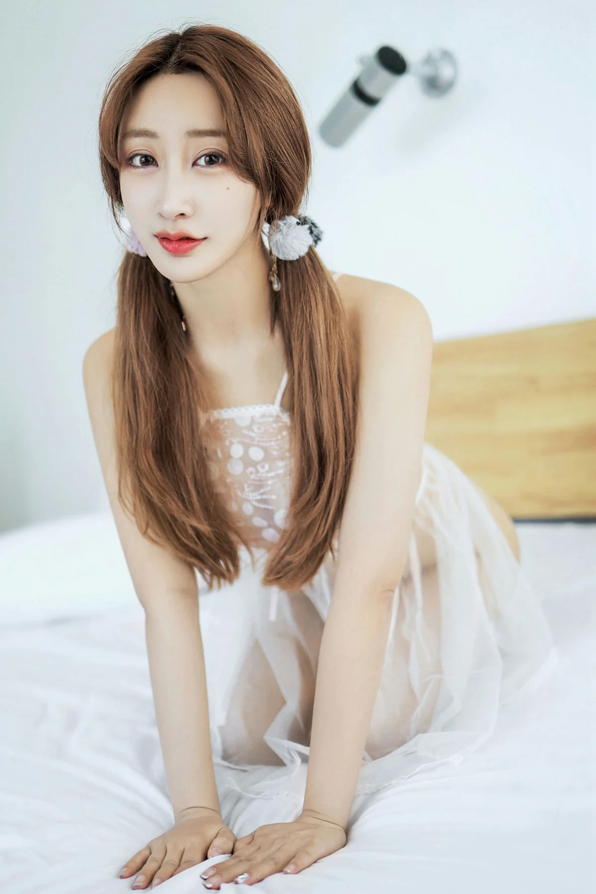 MyGirl 美媛馆 Vol.382 蕾丝透视 Betty林子欣 双马尾写真 - 9