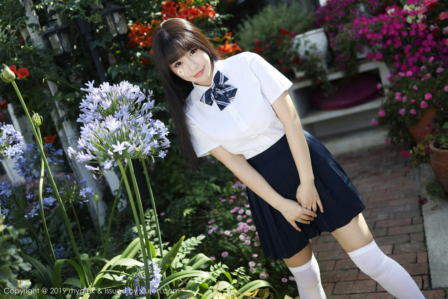 MyGirl 美媛馆 Vol.394 Flower朱可儿 户外学院风学生装大理旅拍 - 4