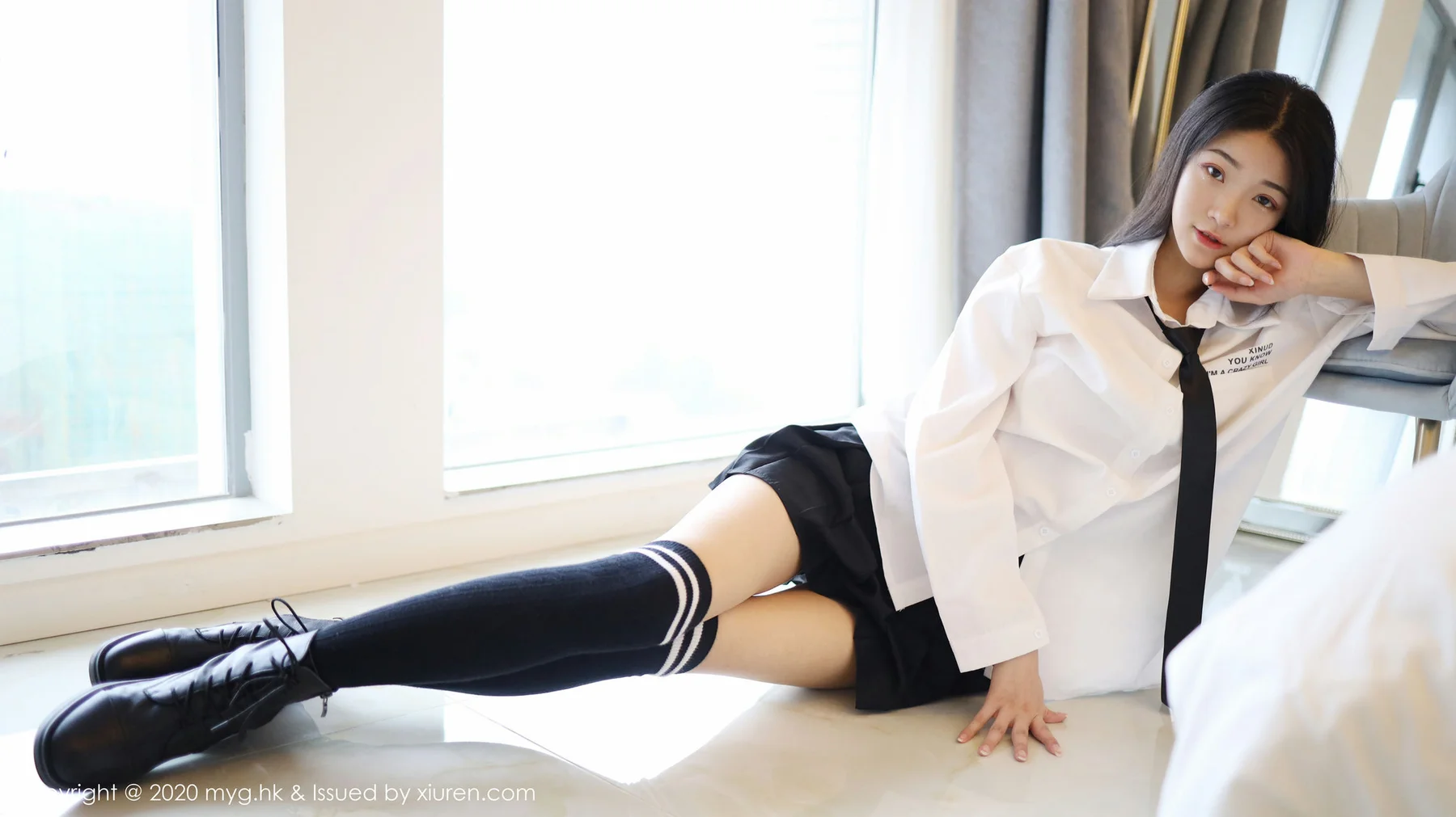 MyGirl 美媛馆 Vol.439 经典JK制服 Laura张小妮 清纯学妹 - 2