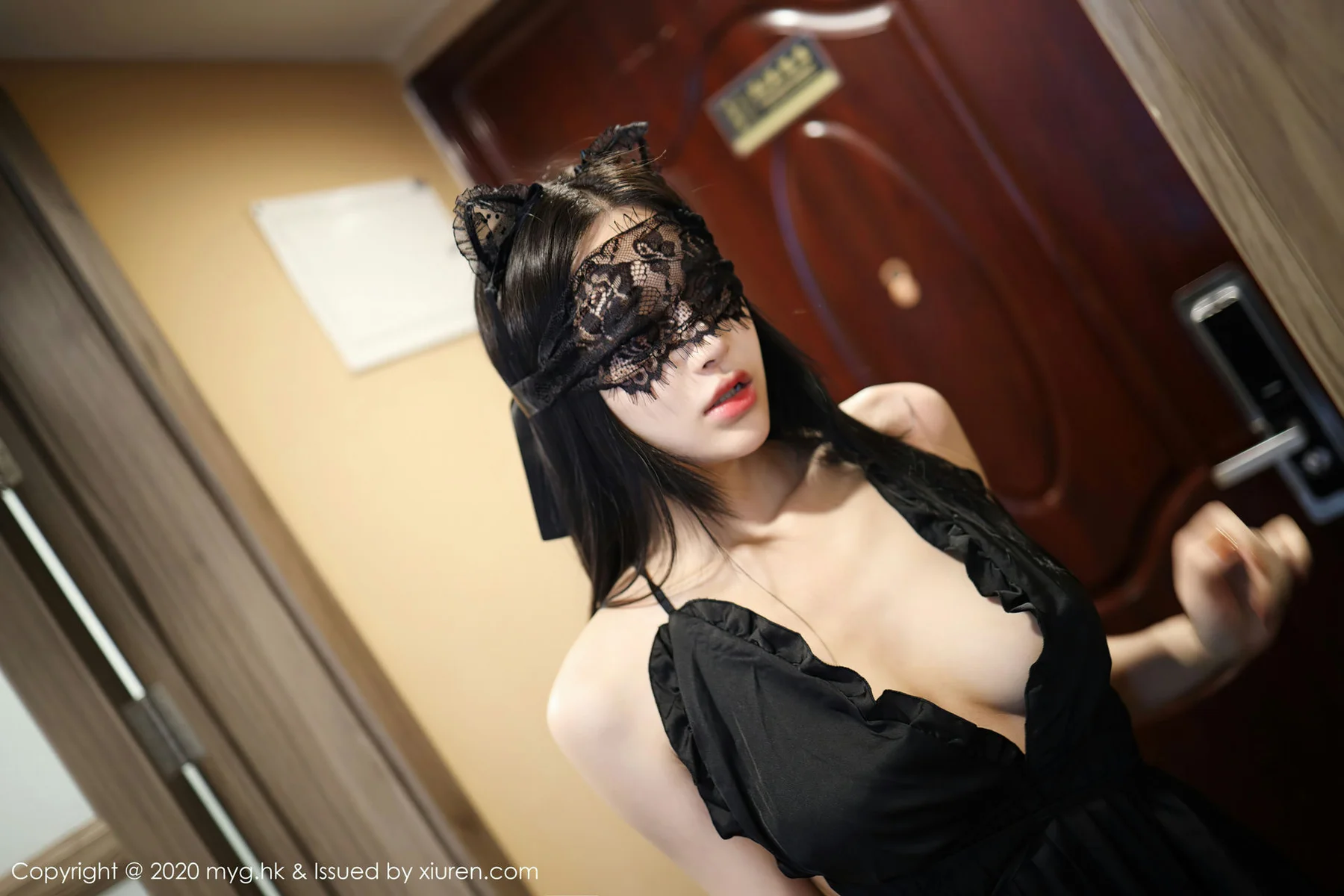 MyGirl 美媛馆 Vol.457 唐琪儿 蒙面蕾丝 - 1