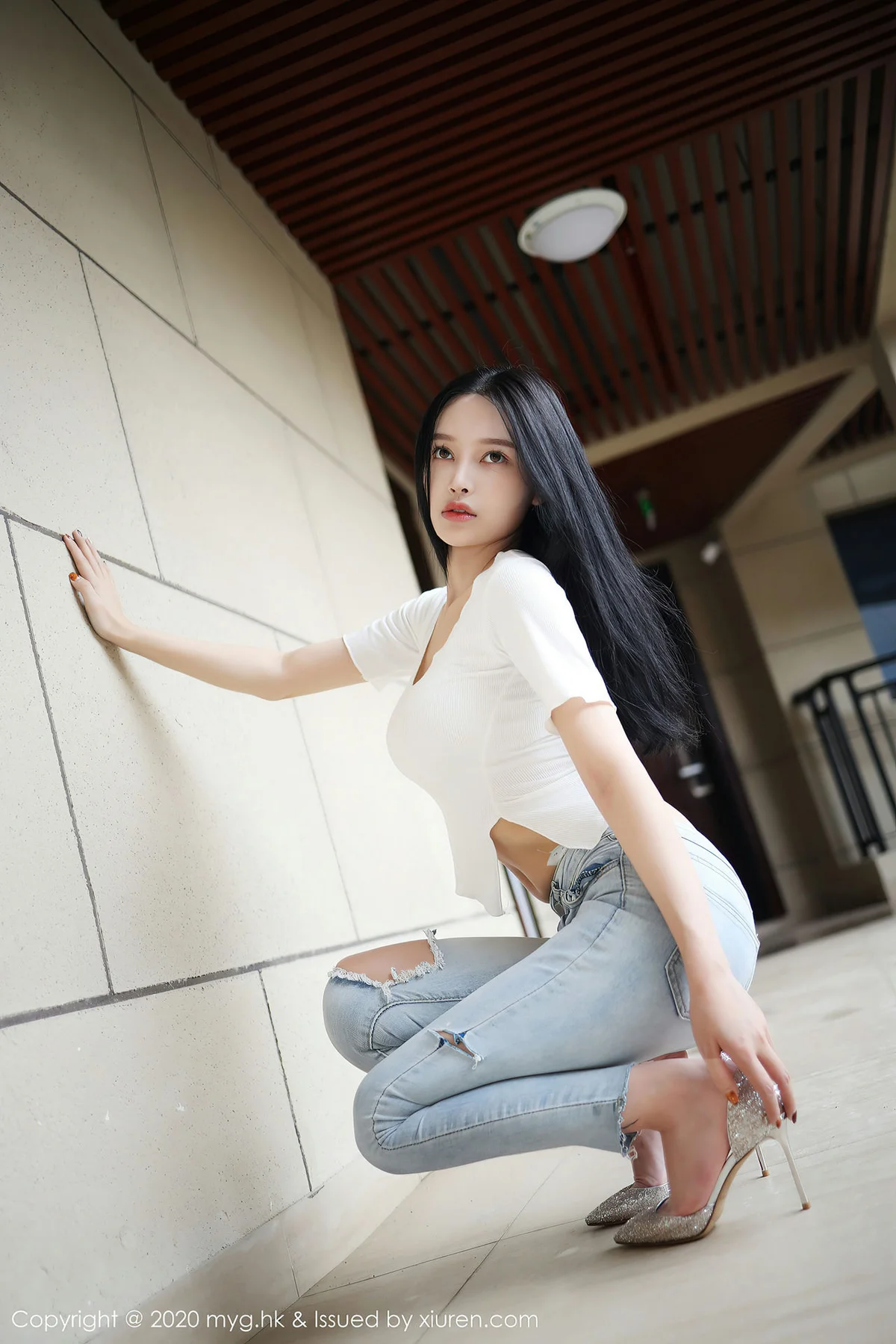 MyGirl 美媛馆 Vol.459 紧身牛仔裤 唐琪儿 - 7