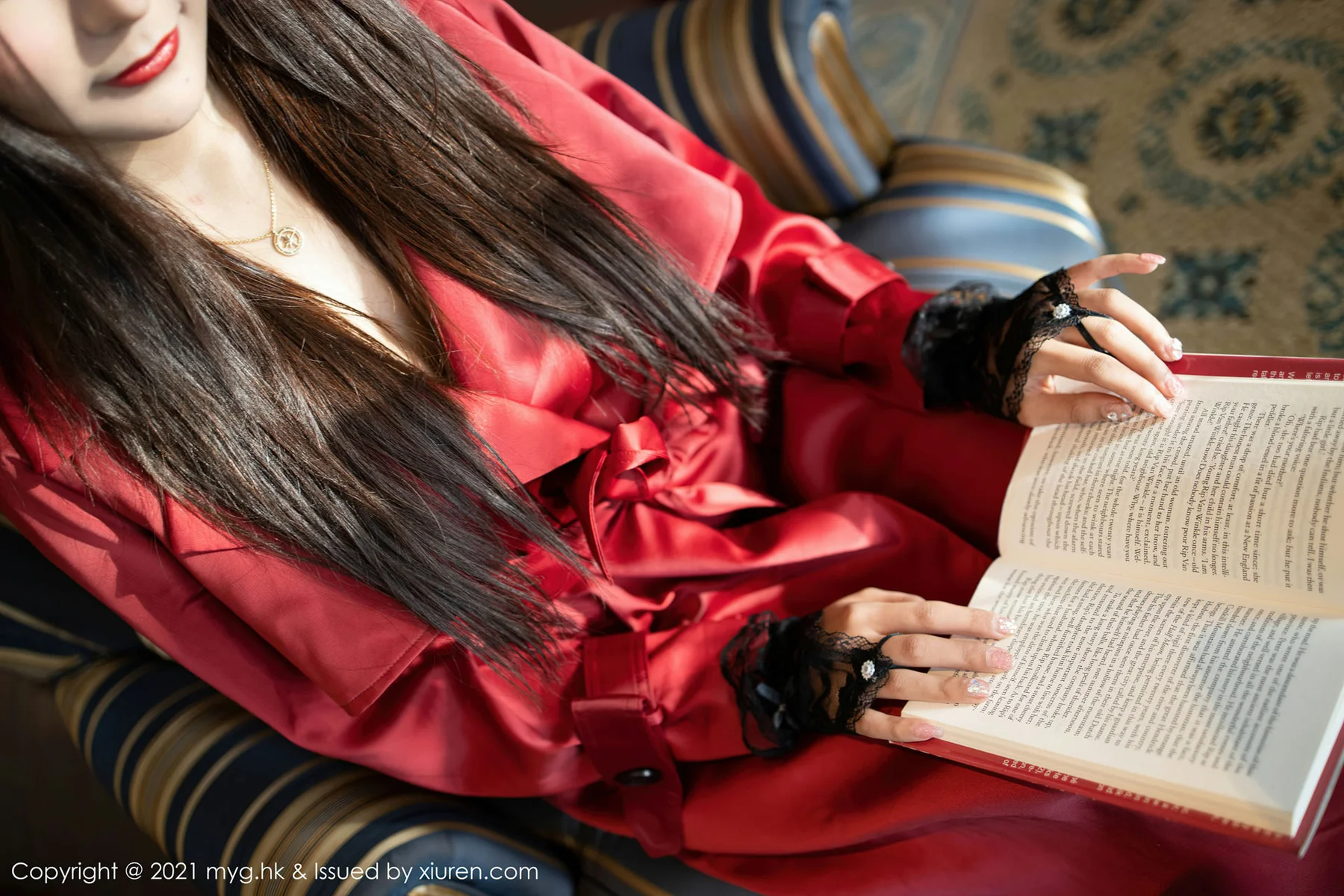 MyGirl 美媛馆 Vol.496 蕾丝网袜 王馨瑶yanni - 2