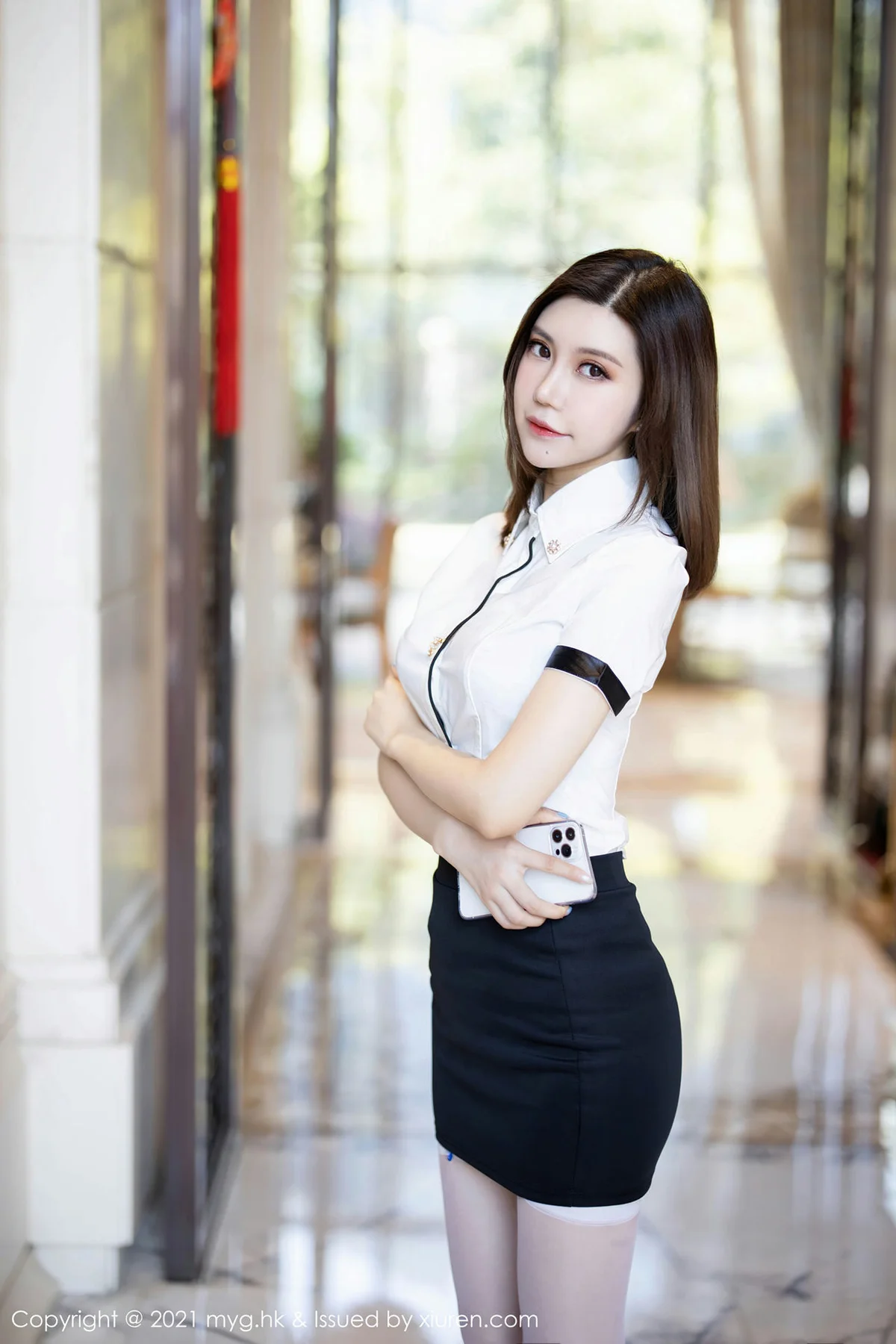 MyGirl 美媛馆 Vol.511 镂空内衣 绮里嘉Carina 魅惑丝袜 - 3