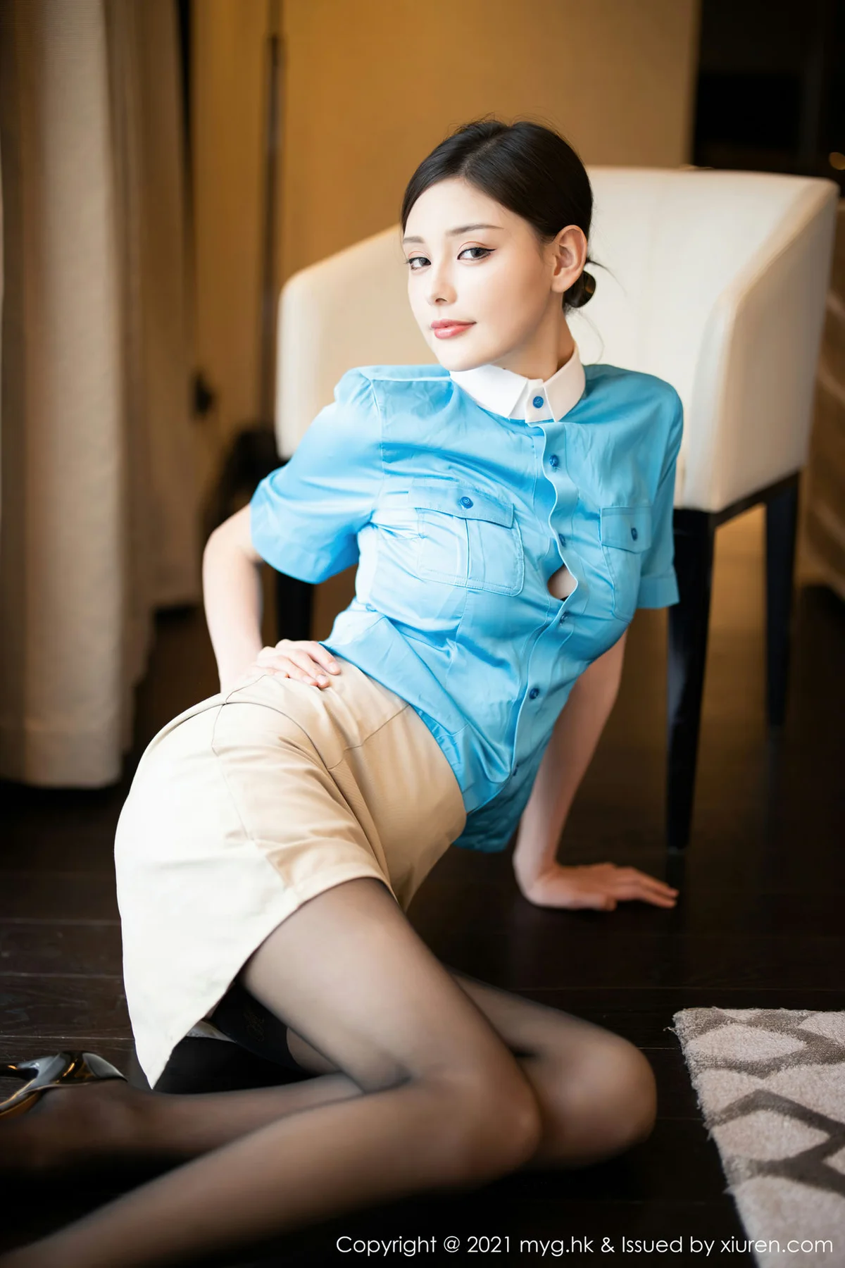 MyGirl 美媛馆 Vol.544  性感制服系列 小夕juju 江浙沪... - 6