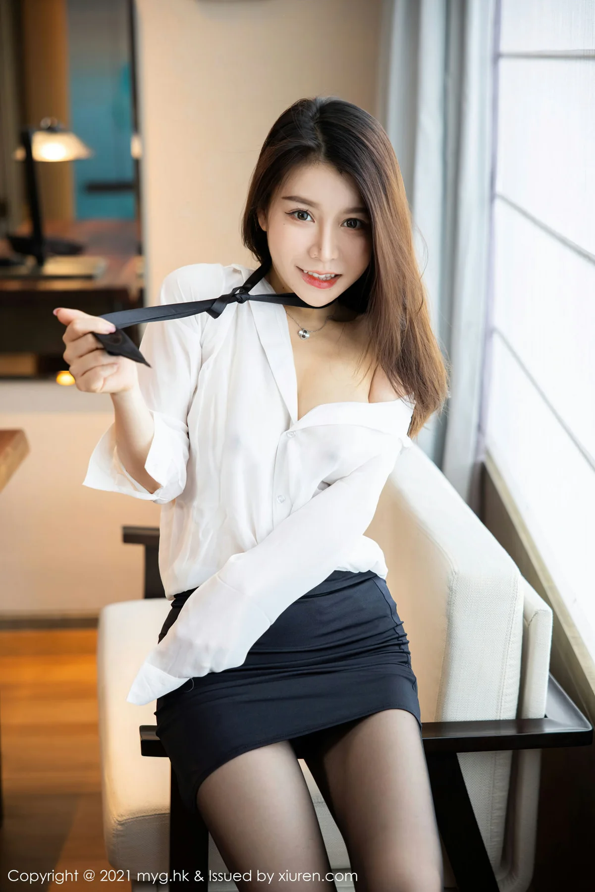 MyGirl 美媛馆 Vol.565 复出第一期经典OL vetiver嘉宝贝儿 最新性感111 - 3