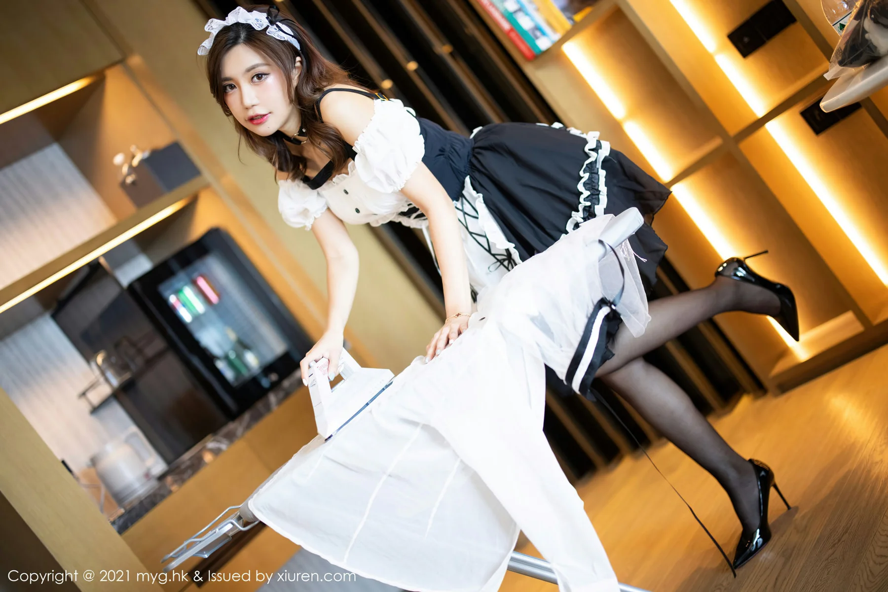 MyGirl 美媛馆 Vol.588 女仆制服 绮里嘉Carina 杭州旅拍 - 4