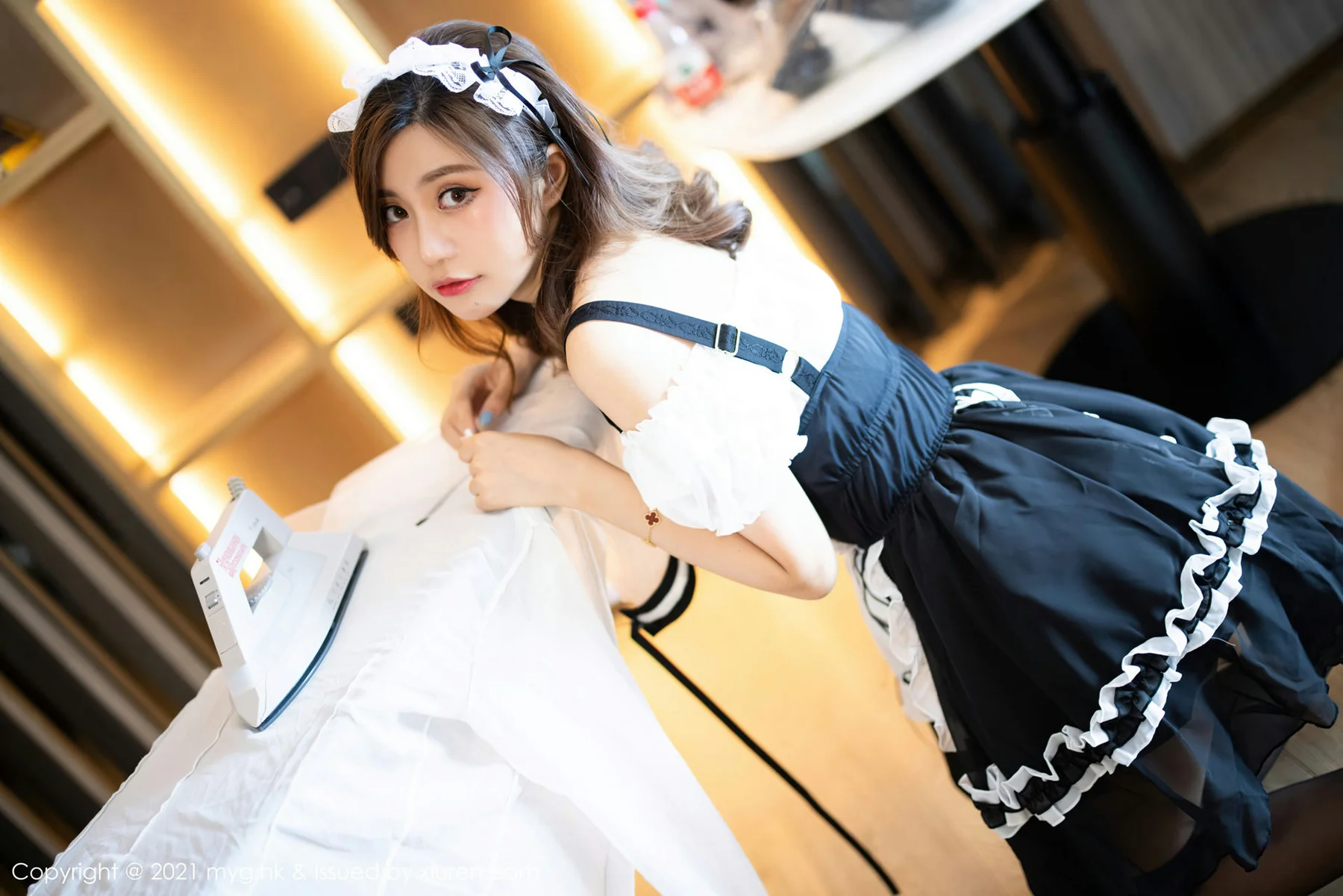 MyGirl 美媛馆 Vol.588 女仆制服 绮里嘉Carina 杭州旅拍 - 8