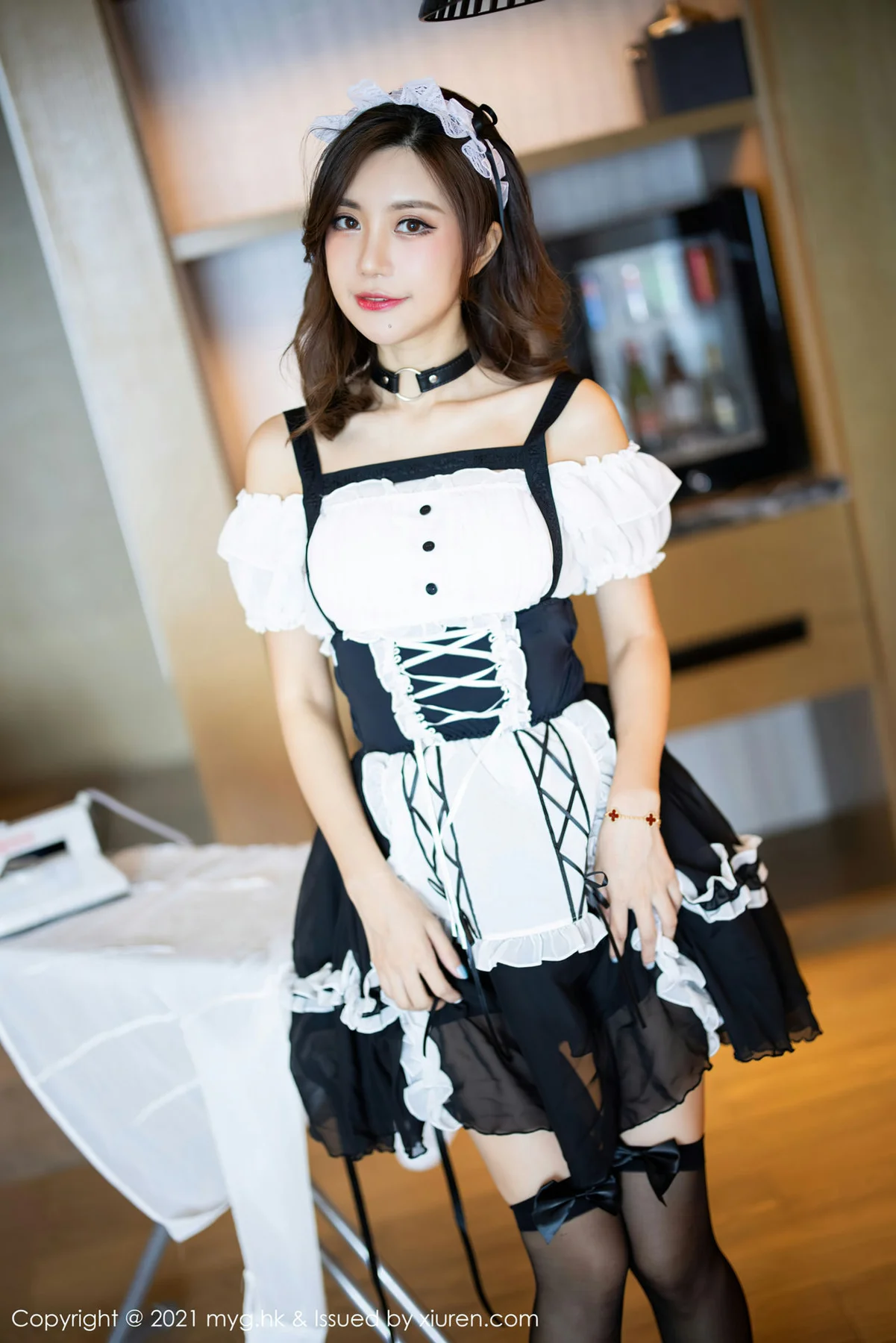 MyGirl 美媛馆 Vol.588 女仆制服 绮里嘉Carina 杭州旅拍 - 10