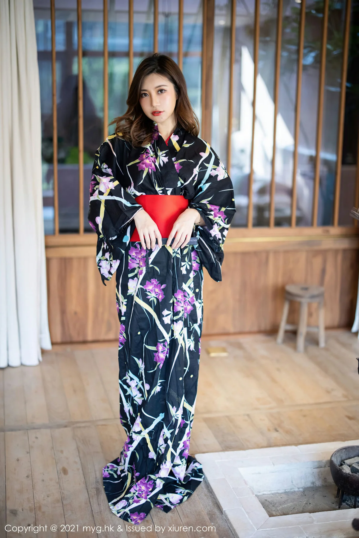 MyGirl 美媛馆 Vol.594 红绳缠绕和服 绮里嘉Carina 长三角旅拍 - 1