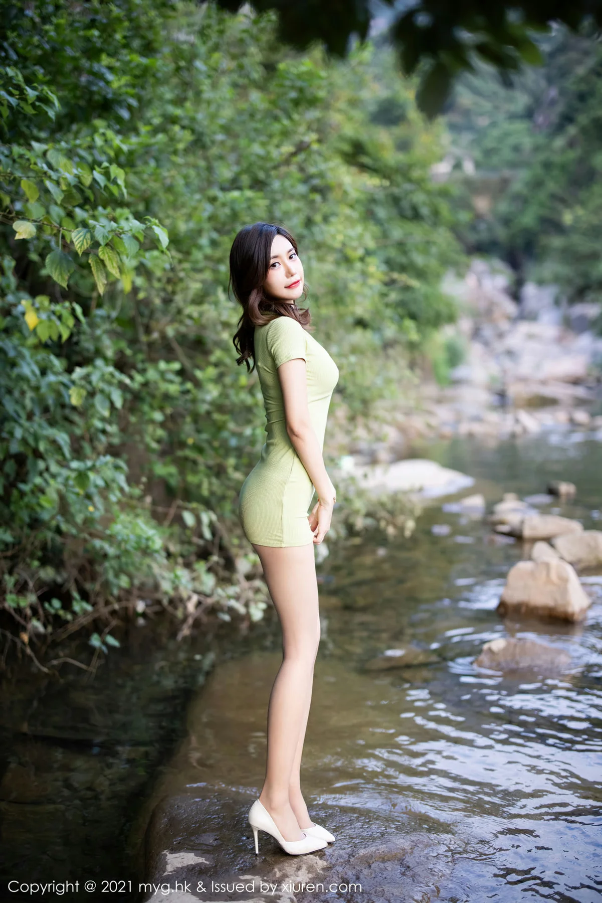 MyGirl 美媛馆 Vol.597 户外山涧溪水 绮里嘉Carina 长三角旅拍111 - 8
