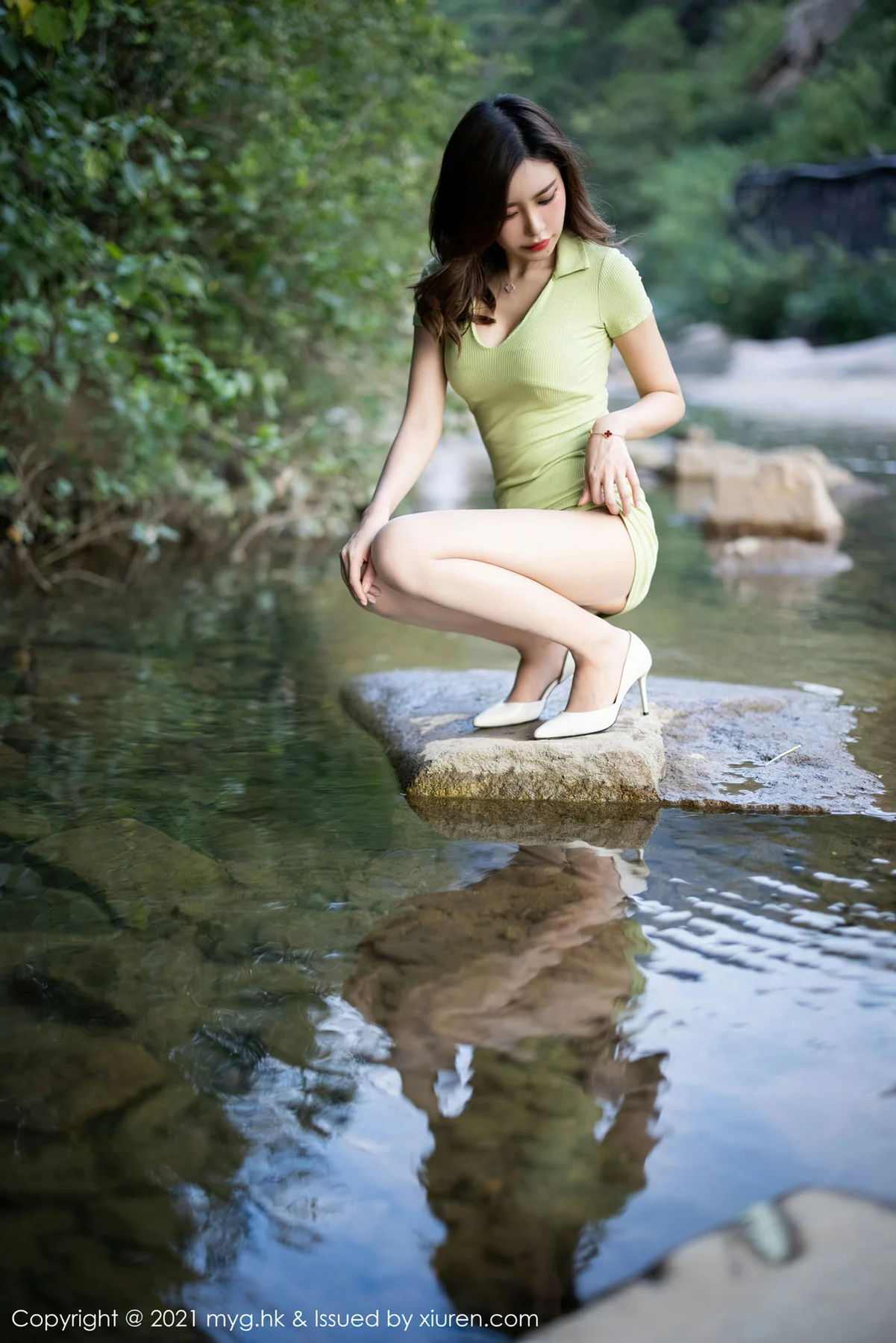 MyGirl 美媛馆 Vol.597 户外山涧溪水 绮里嘉Carina 长三角旅拍111 - 3
