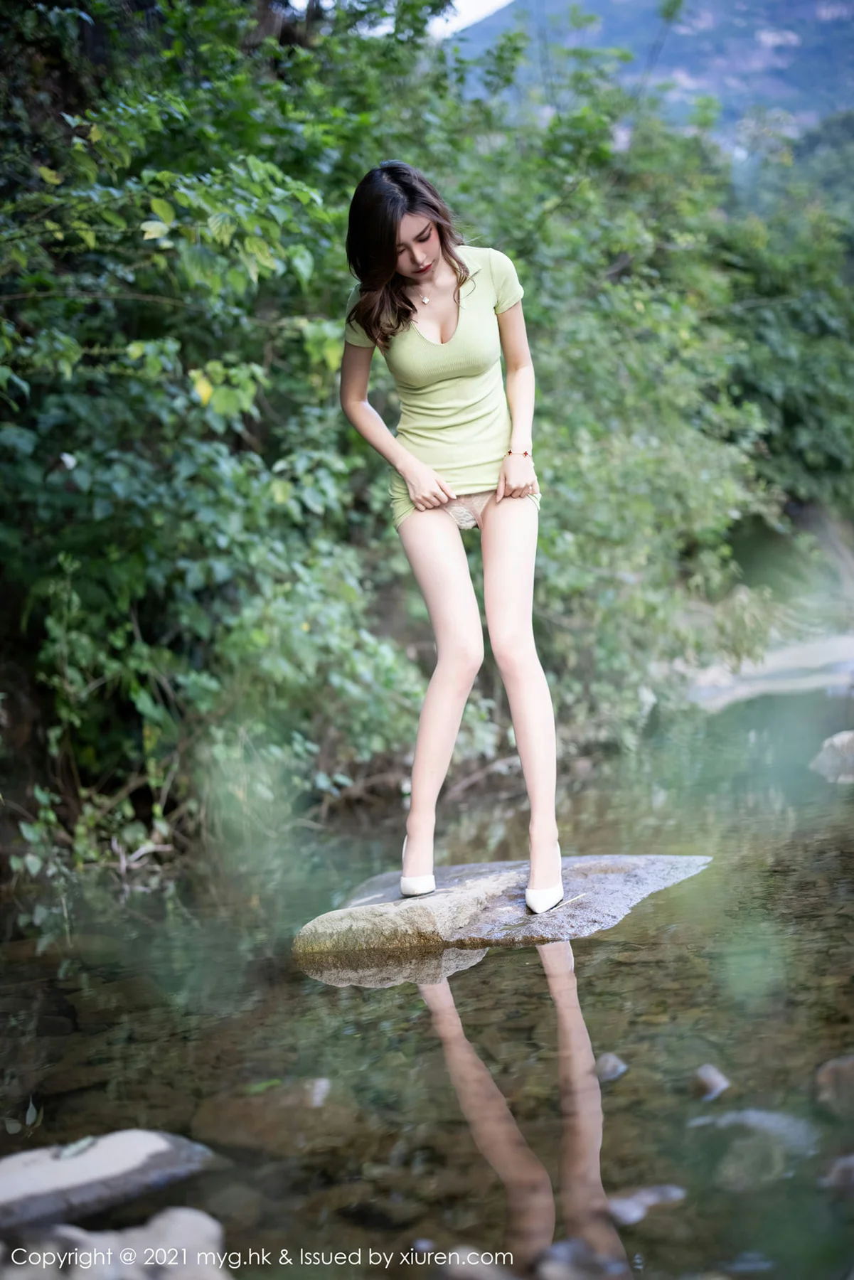 MyGirl 美媛馆 Vol.597 户外山涧溪水 绮里嘉Carina 长三角旅拍111 - 6