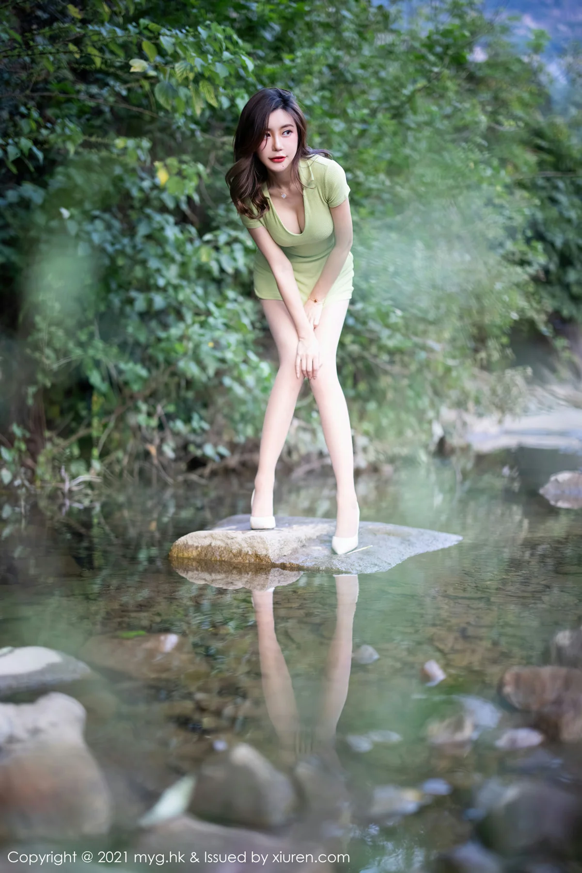 MyGirl 美媛馆 Vol.597 户外山涧溪水 绮里嘉Carina 长三角旅拍111 - 7