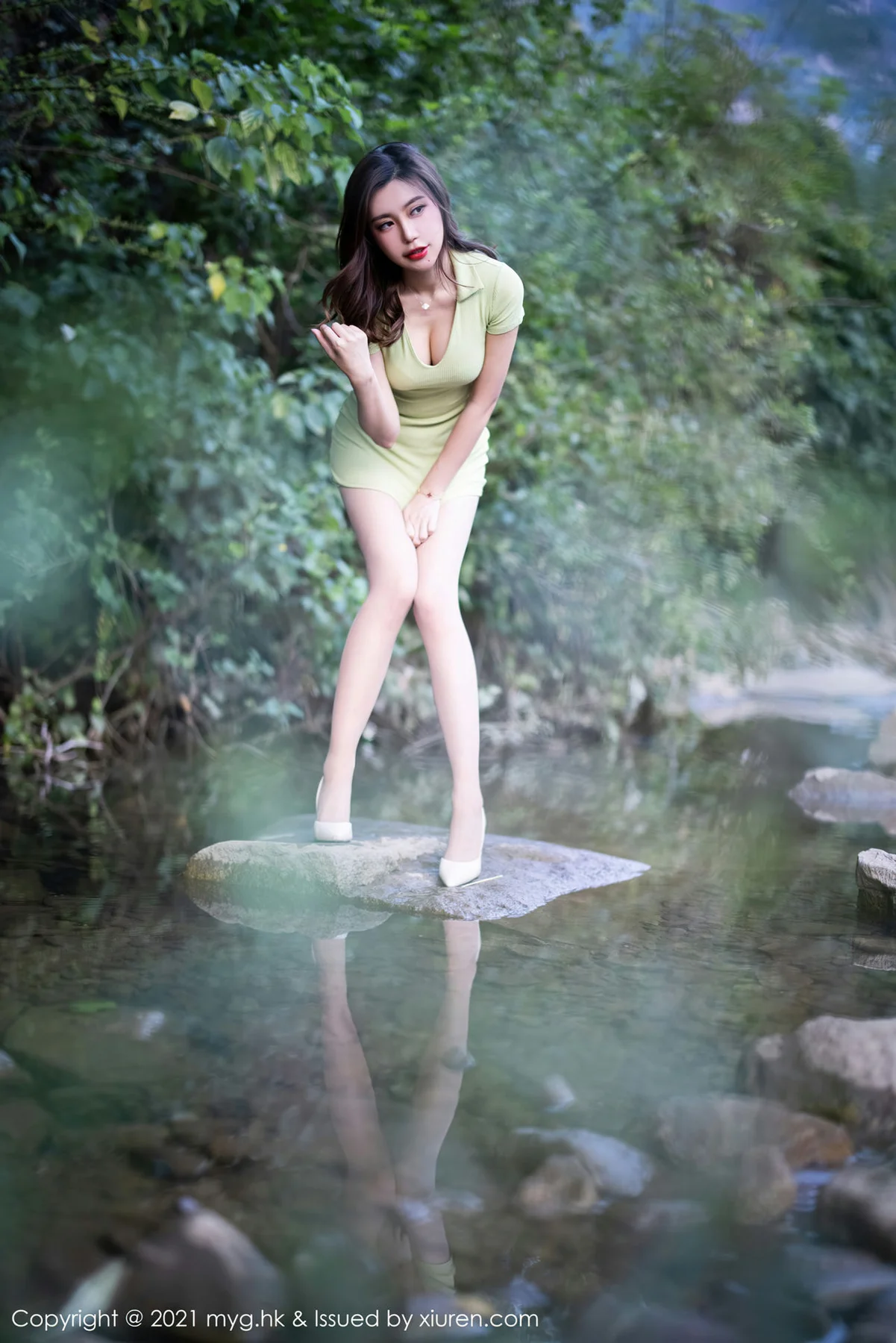 MyGirl 美媛馆 Vol.597 户外山涧溪水 绮里嘉Carina 长三角旅拍111 - 8