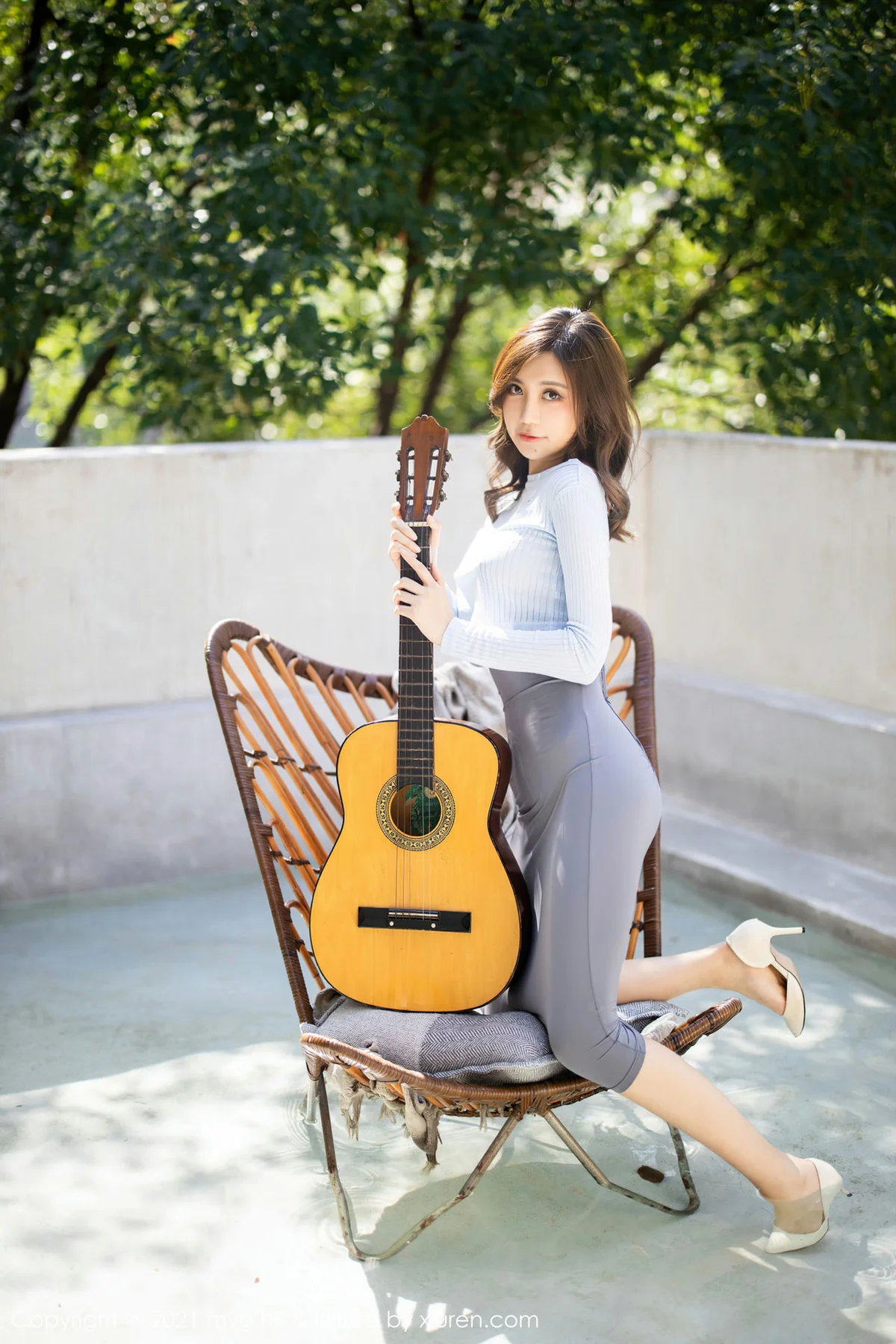 MyGirl 美媛馆 Vol.600 吉他妹妹主题 绮里嘉ula 长三角旅拍 - 7