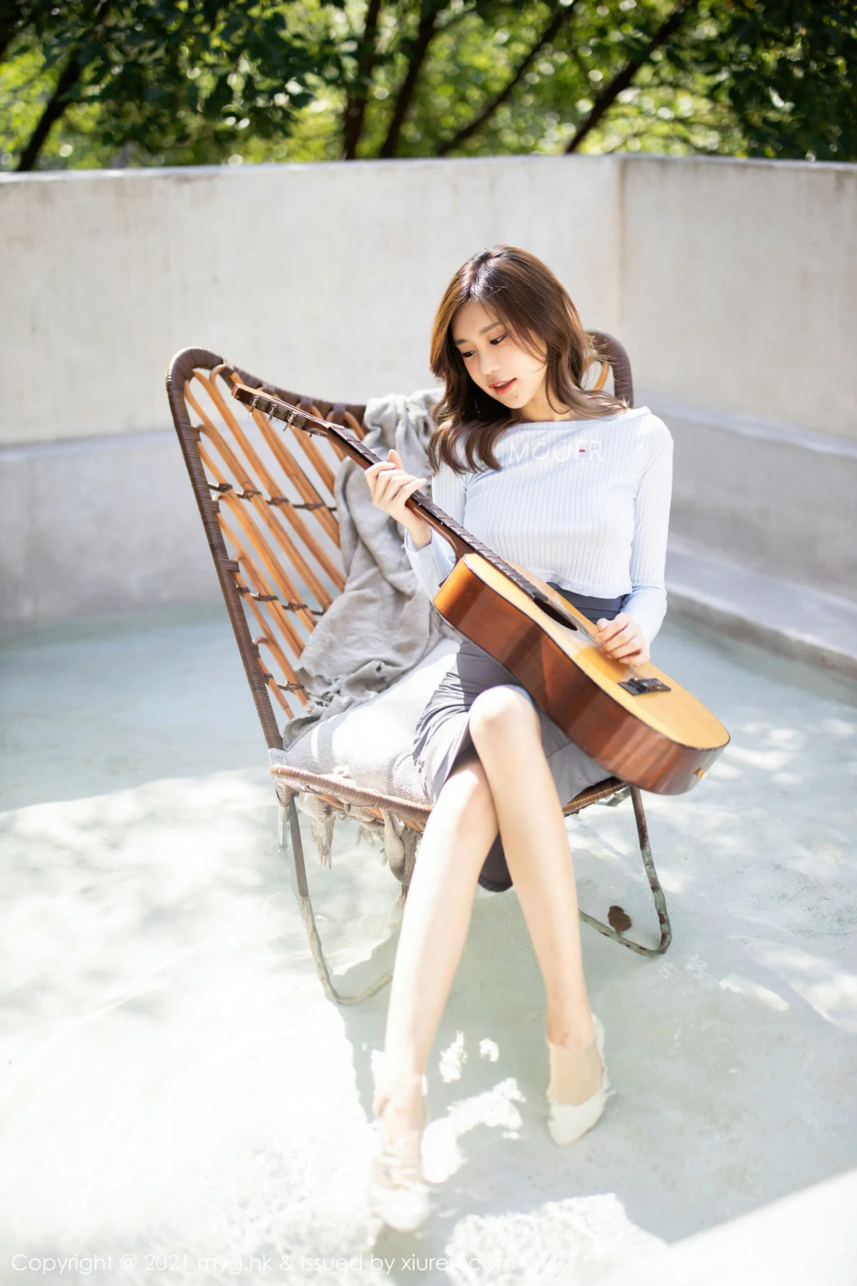 MyGirl 美媛馆 Vol.600 吉他妹妹主题 绮里嘉ula 长三角旅拍 - 9