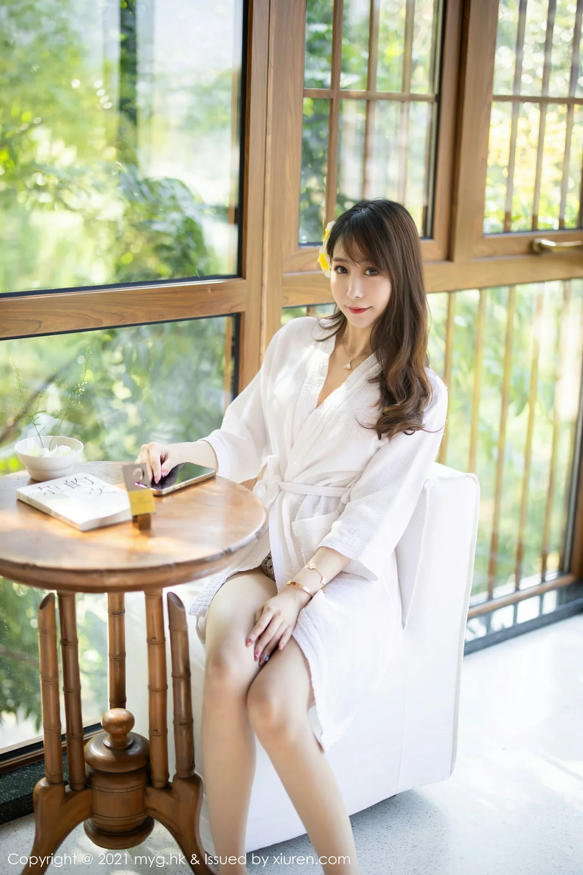 MyGirl 美媛馆 Vol.613 白色镂空 水水er 长三角旅拍 - 1