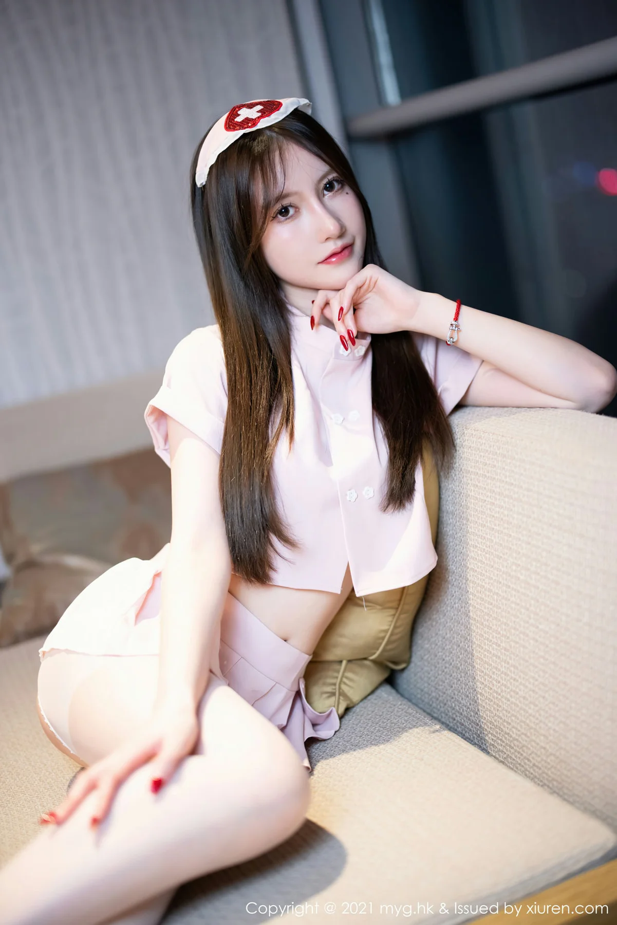 MyGirl 美媛馆 Vol.615 护士制服 美桃酱 长三角旅拍 - 7