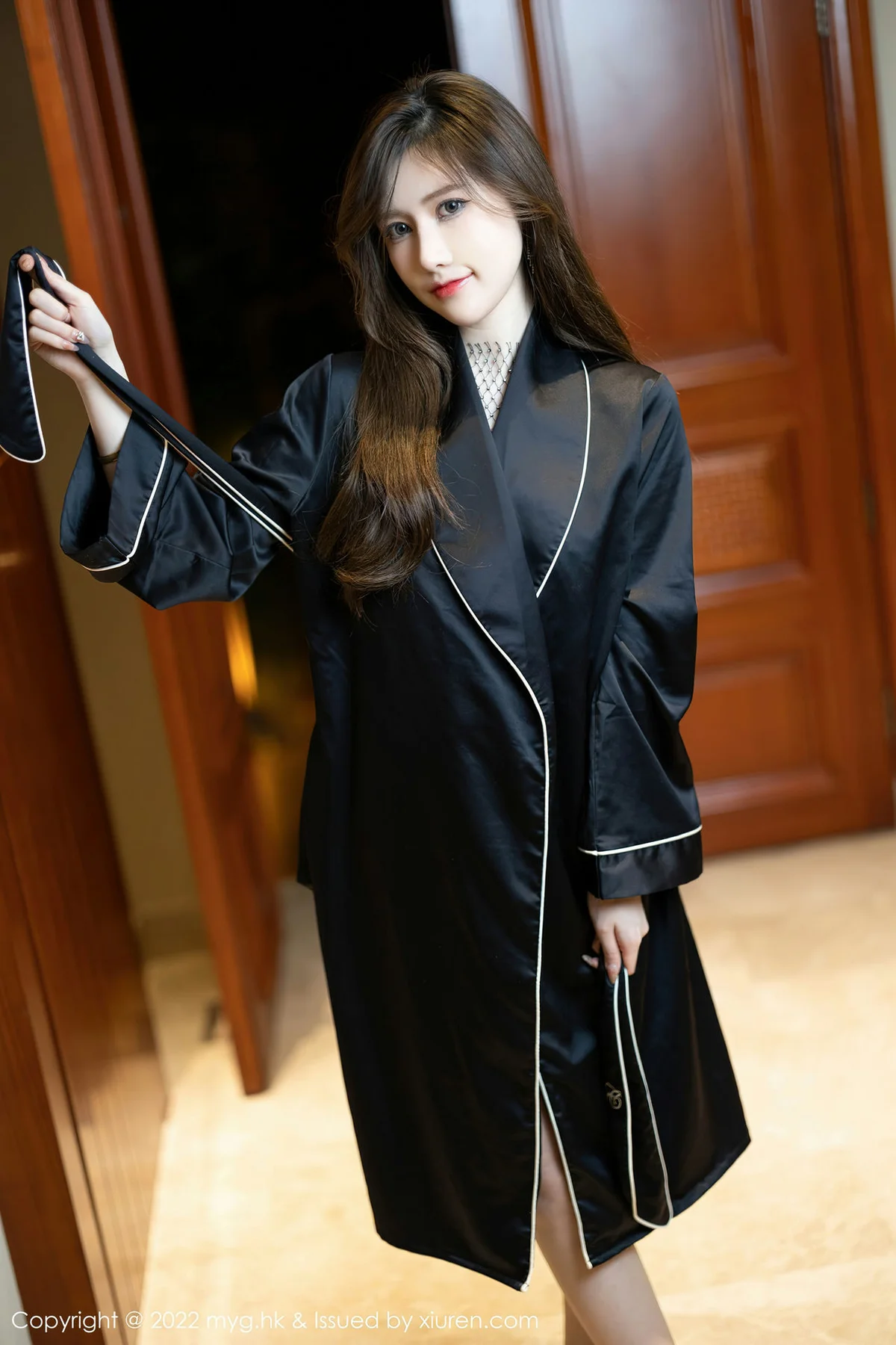 MyGirl 美媛馆 Vol.628 深色睡袍 美桃酱 珠三角旅拍 - 9